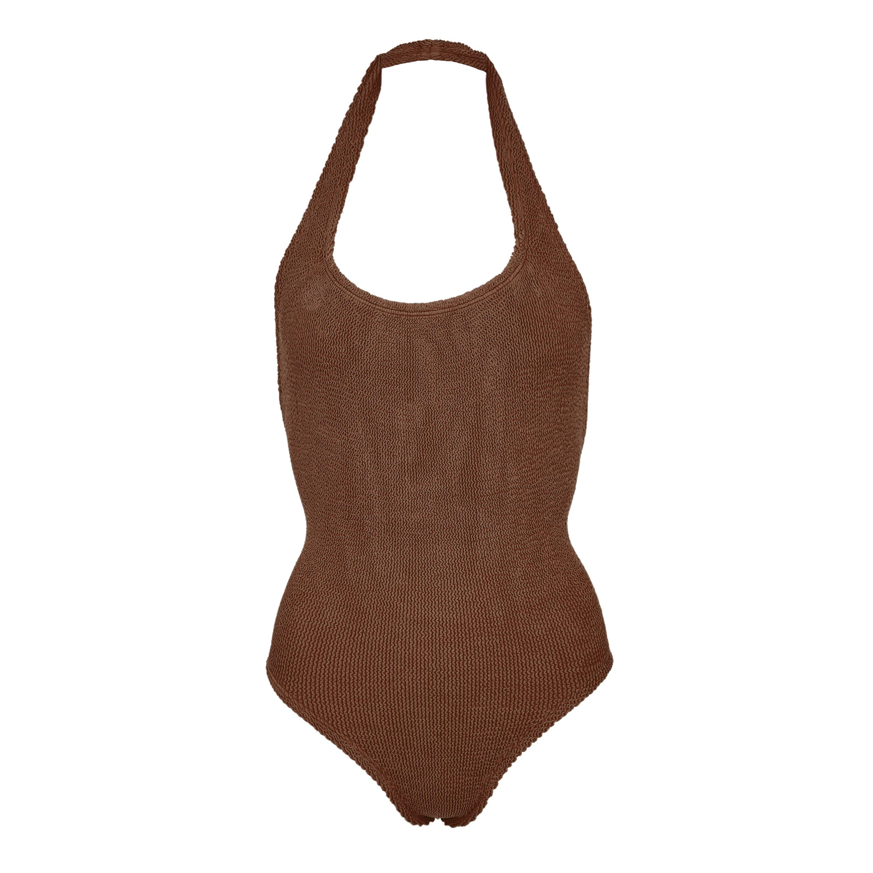 Hunza G Women's Sandy Swim Ld61 - Metallic Choco