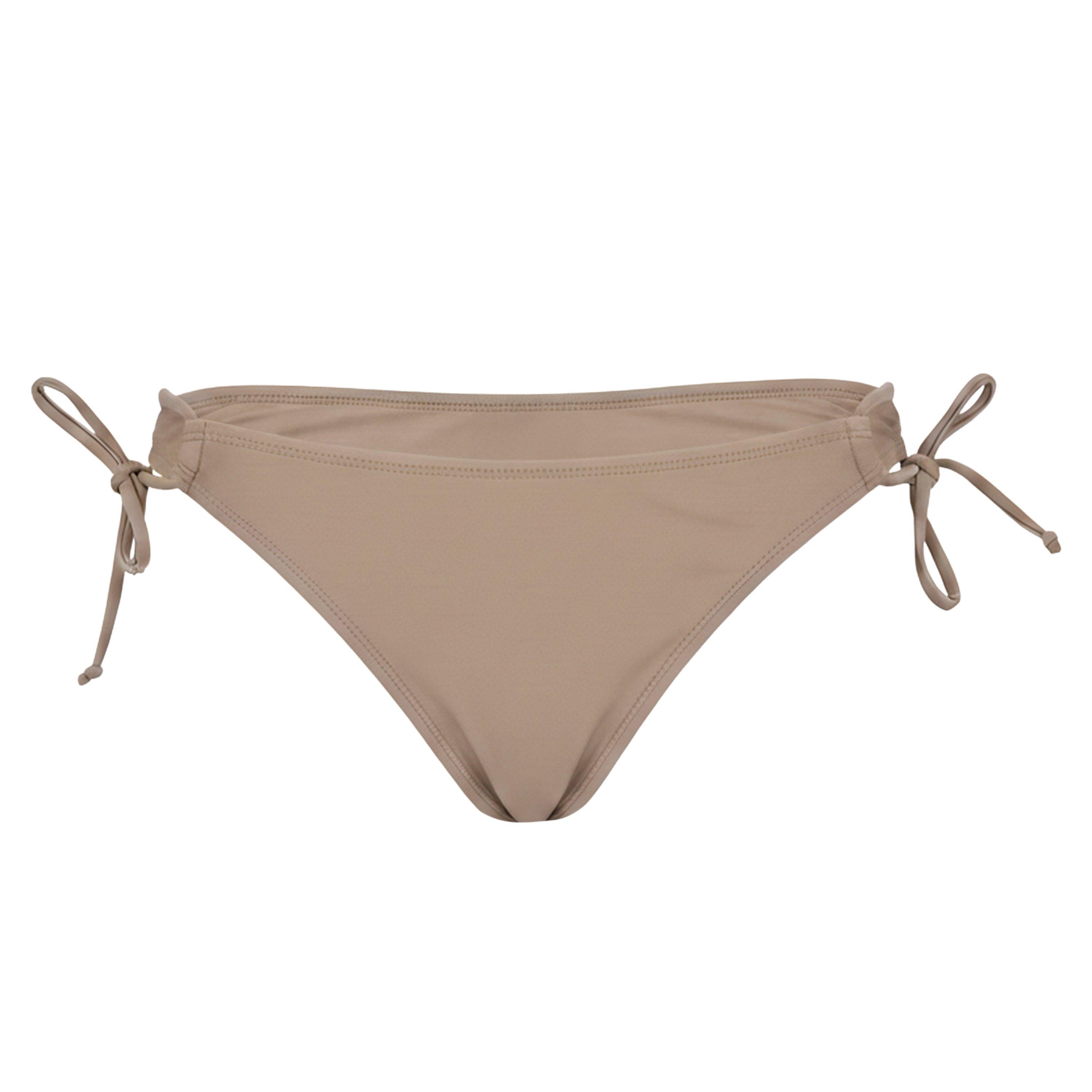 Mocha - Jack Wills - Women's Tie Side Bikini Bottoms - 1