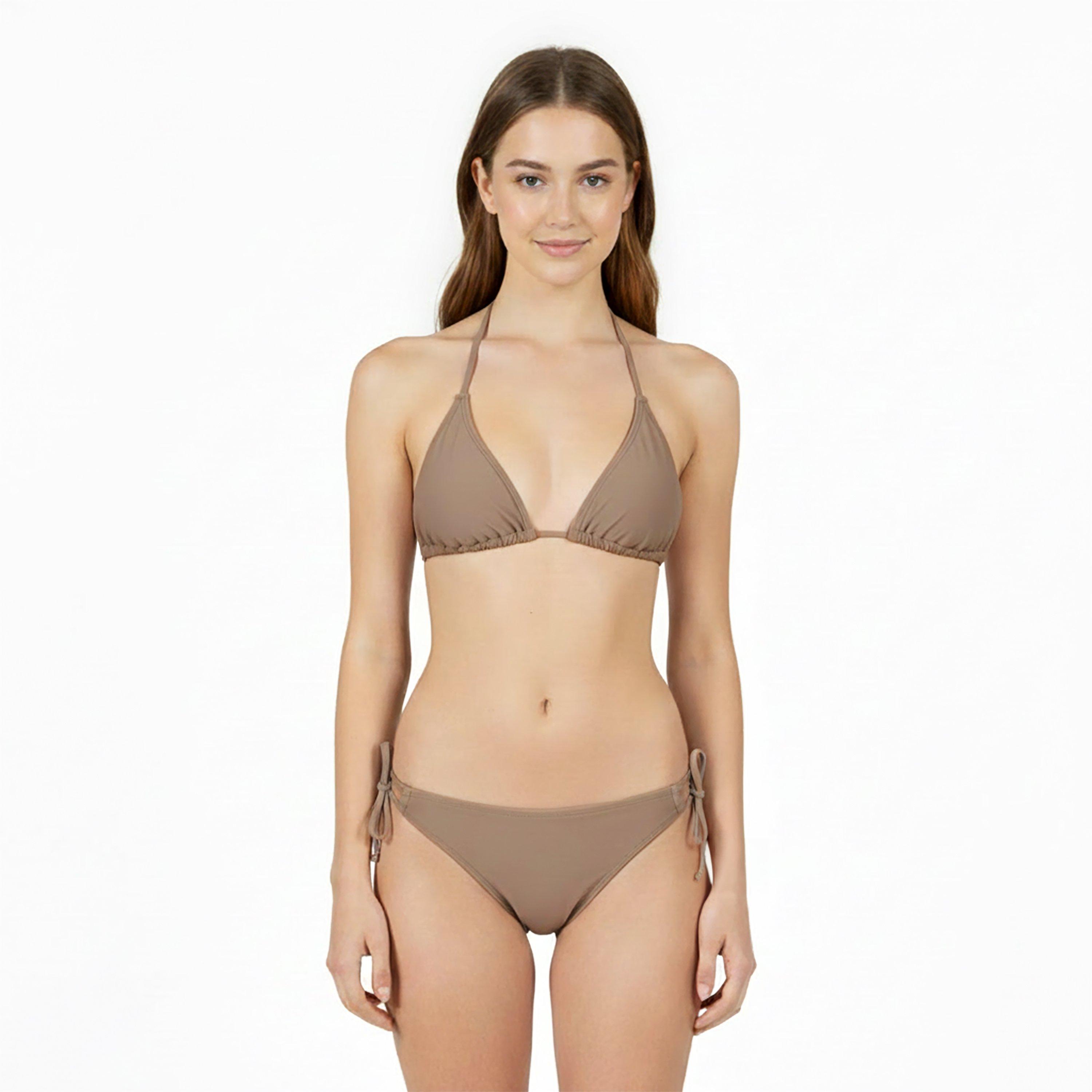 Mocha - Jack Wills - JW Ruched Bikini B Ld63 - 3