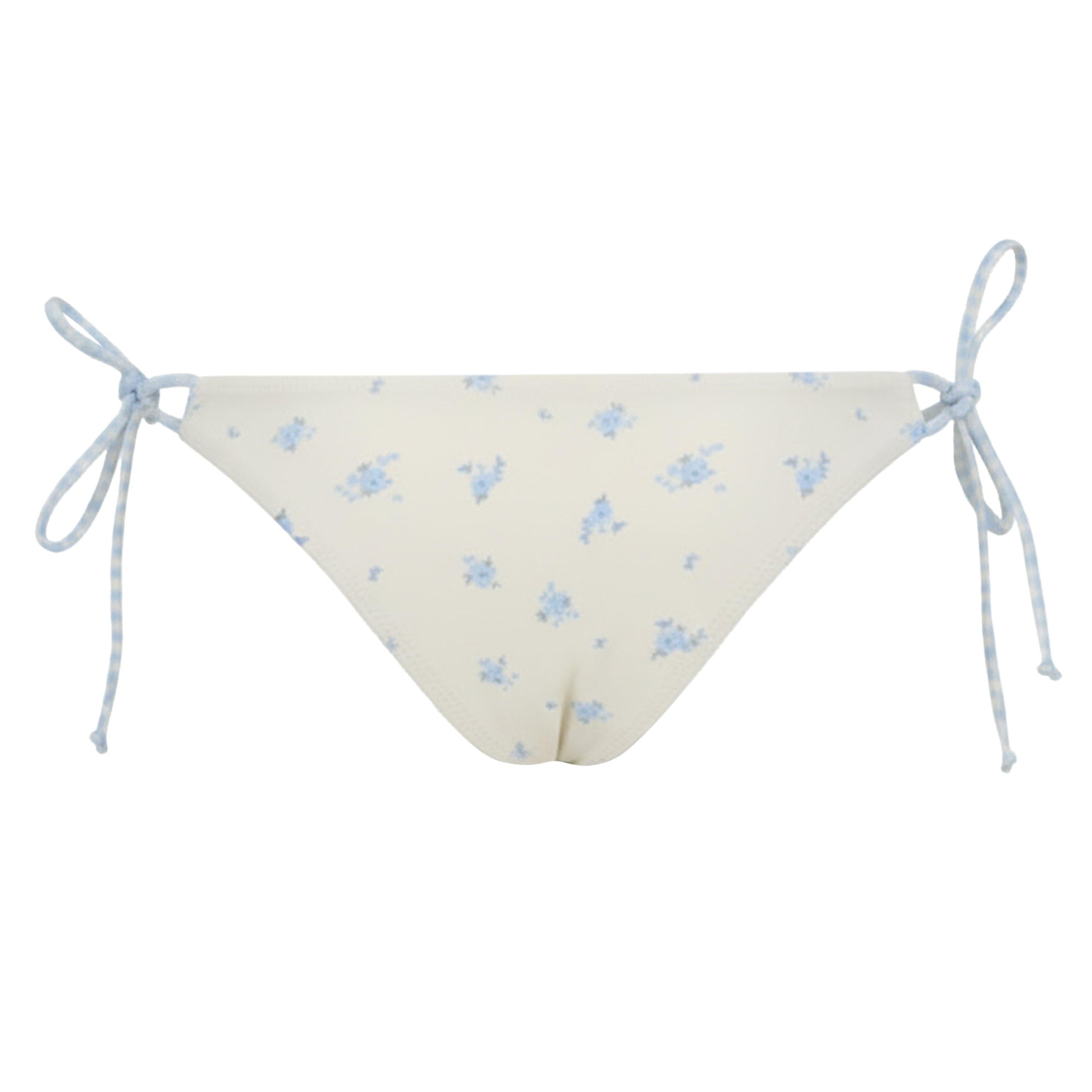 Blue Ditsy - Jack Wills - Women's Tie Side Bikini Bottoms - 2