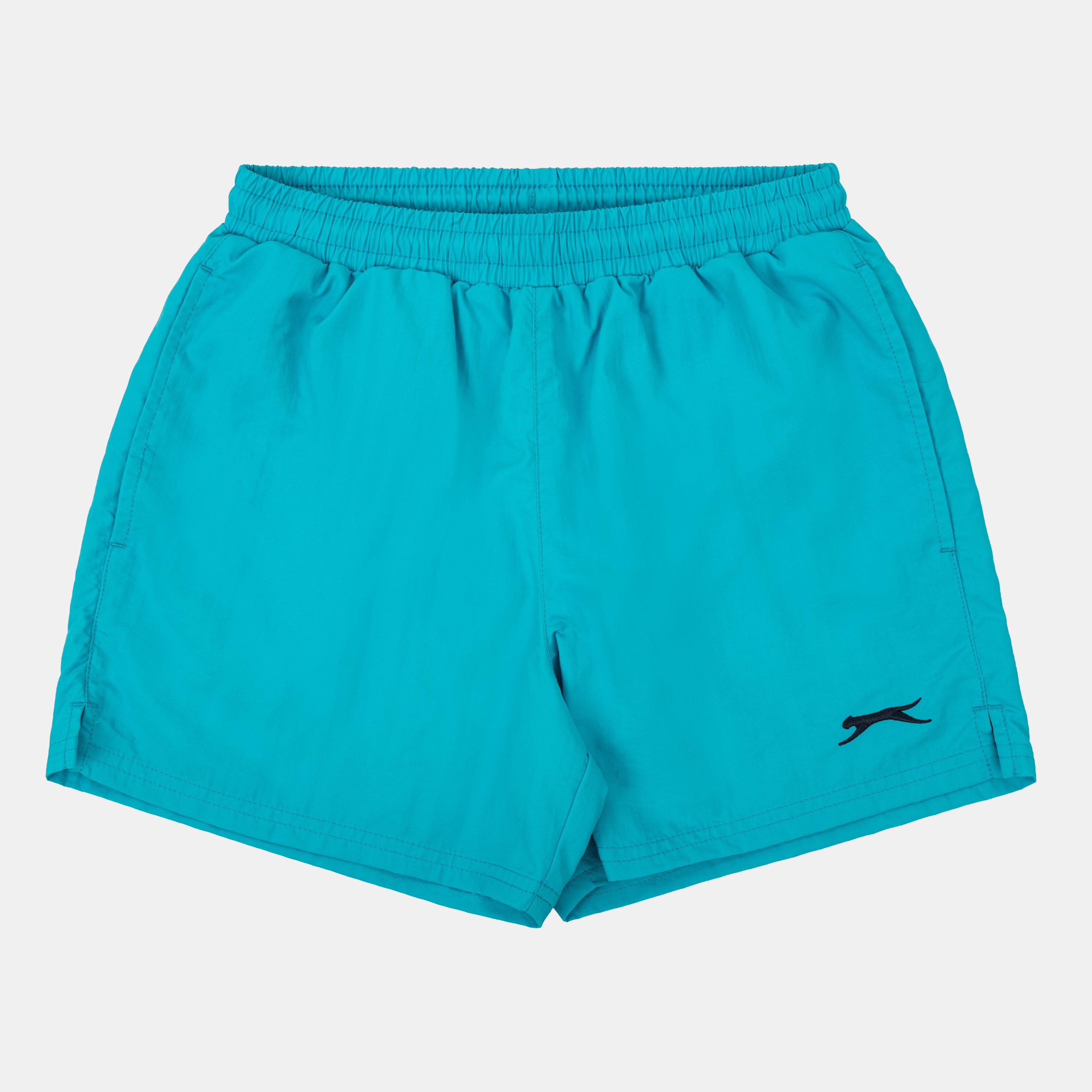 Slazenger Boys Youth Swim Shorts Junior - Light Blue - 11-12 Yrs