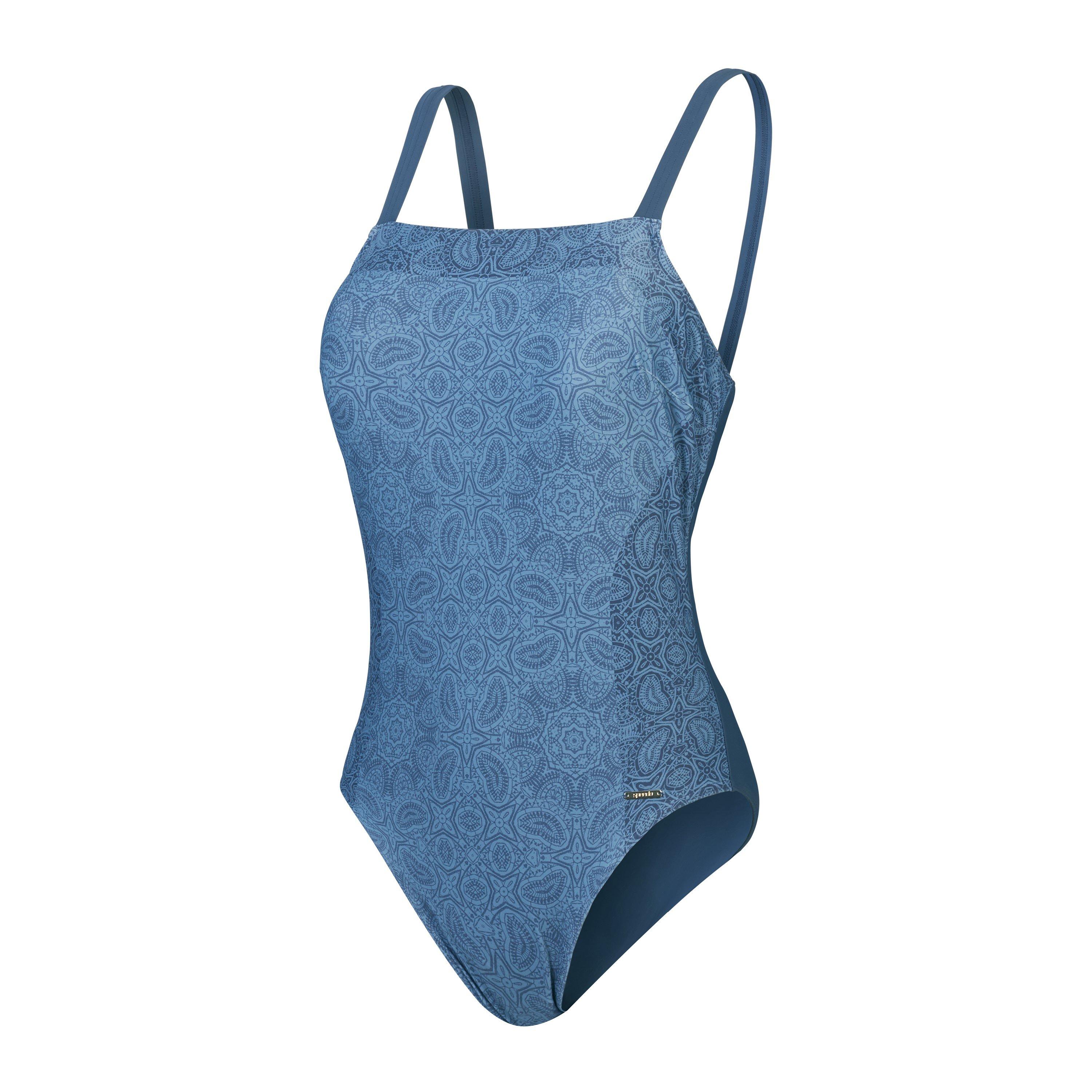 Speedo Women's One Piece Swimsuit - Blue - 8 (XS)