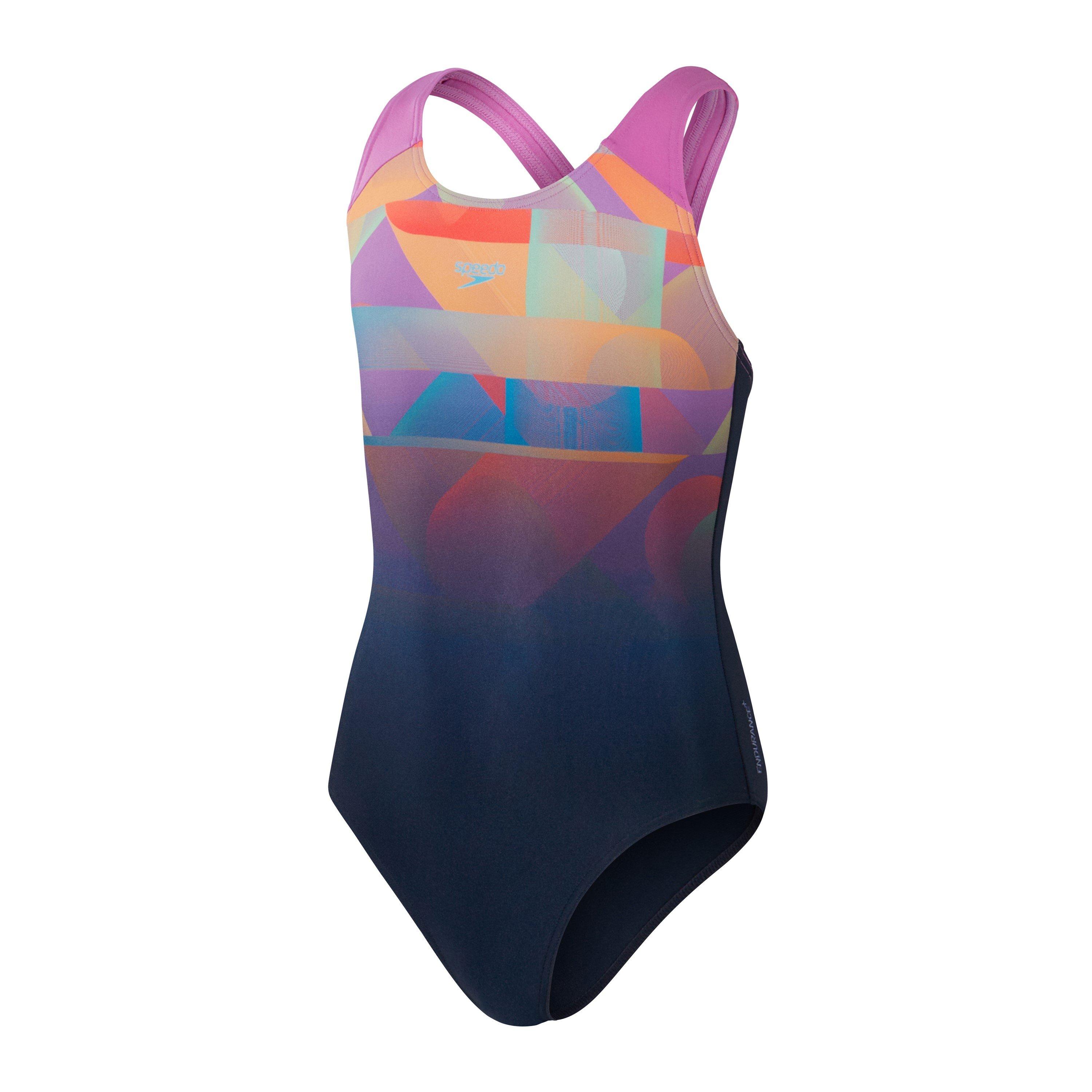 Azul Marino/Rojo - Speedo - Kids' One Piece Swimsuit