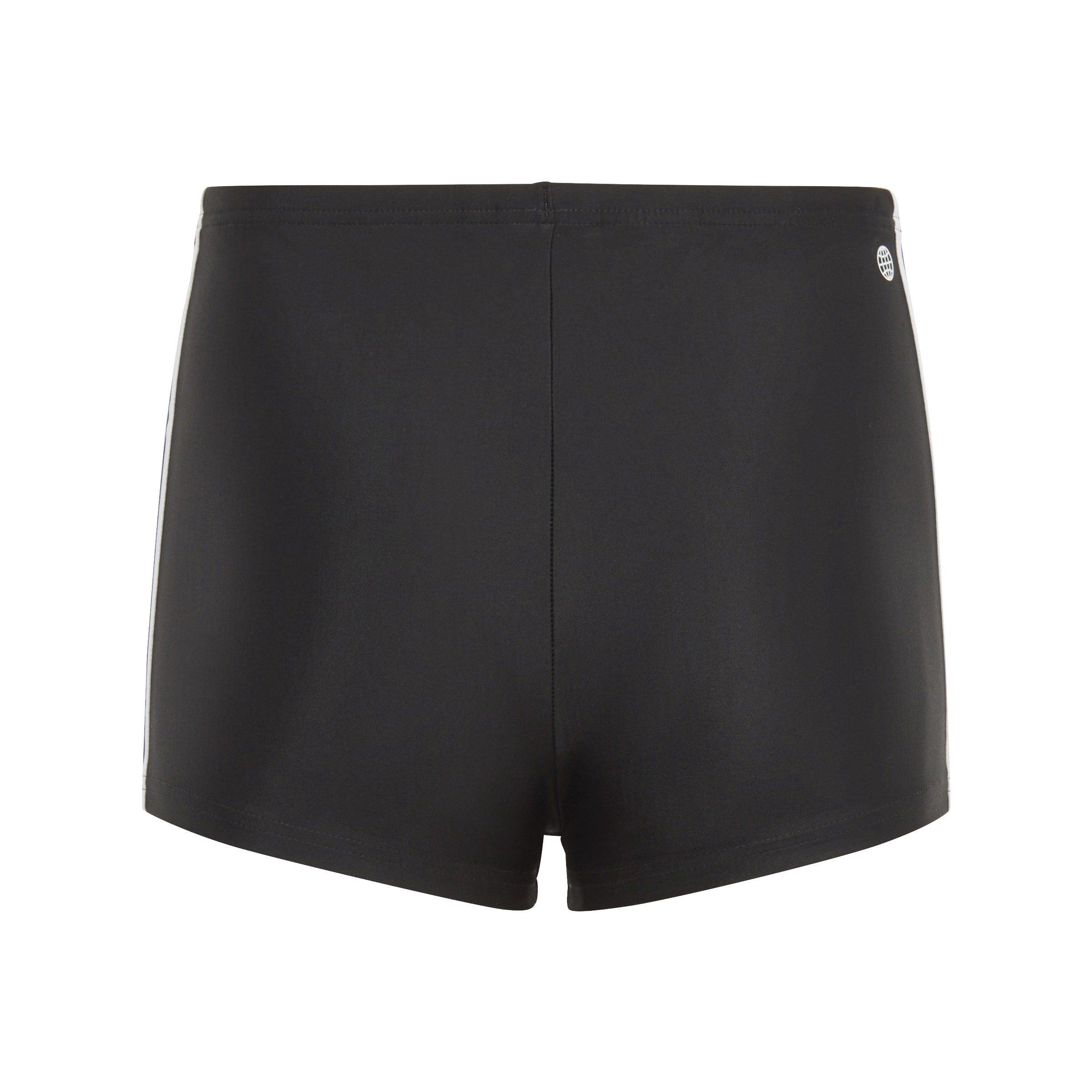 Black/White - adidas - adidas Classic 3-Strips Swim Shorts - 2