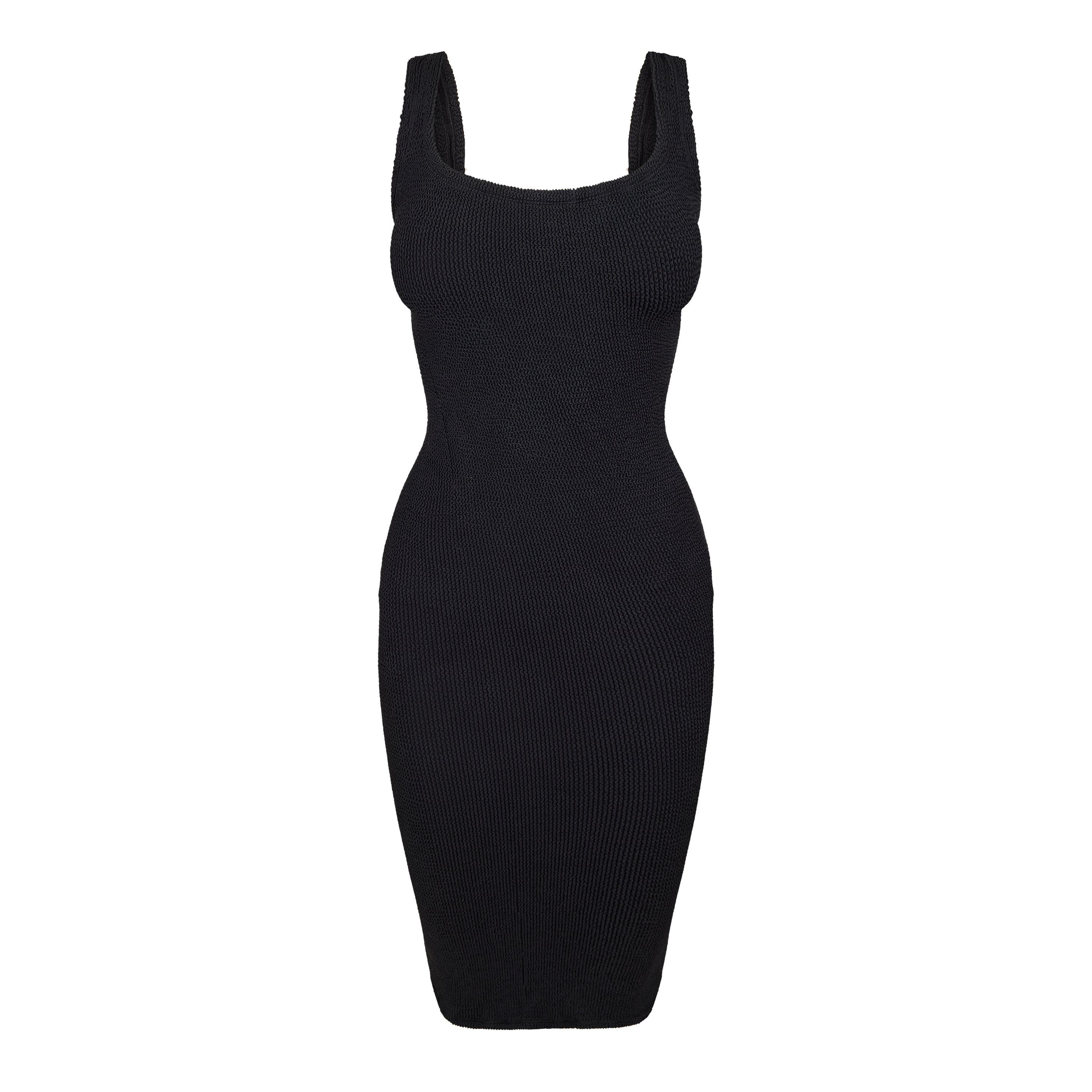 Black - Hunza G - Hunza G Tank Dress Ld63 - 1