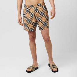 Burberry Archival Check Swim Shorts