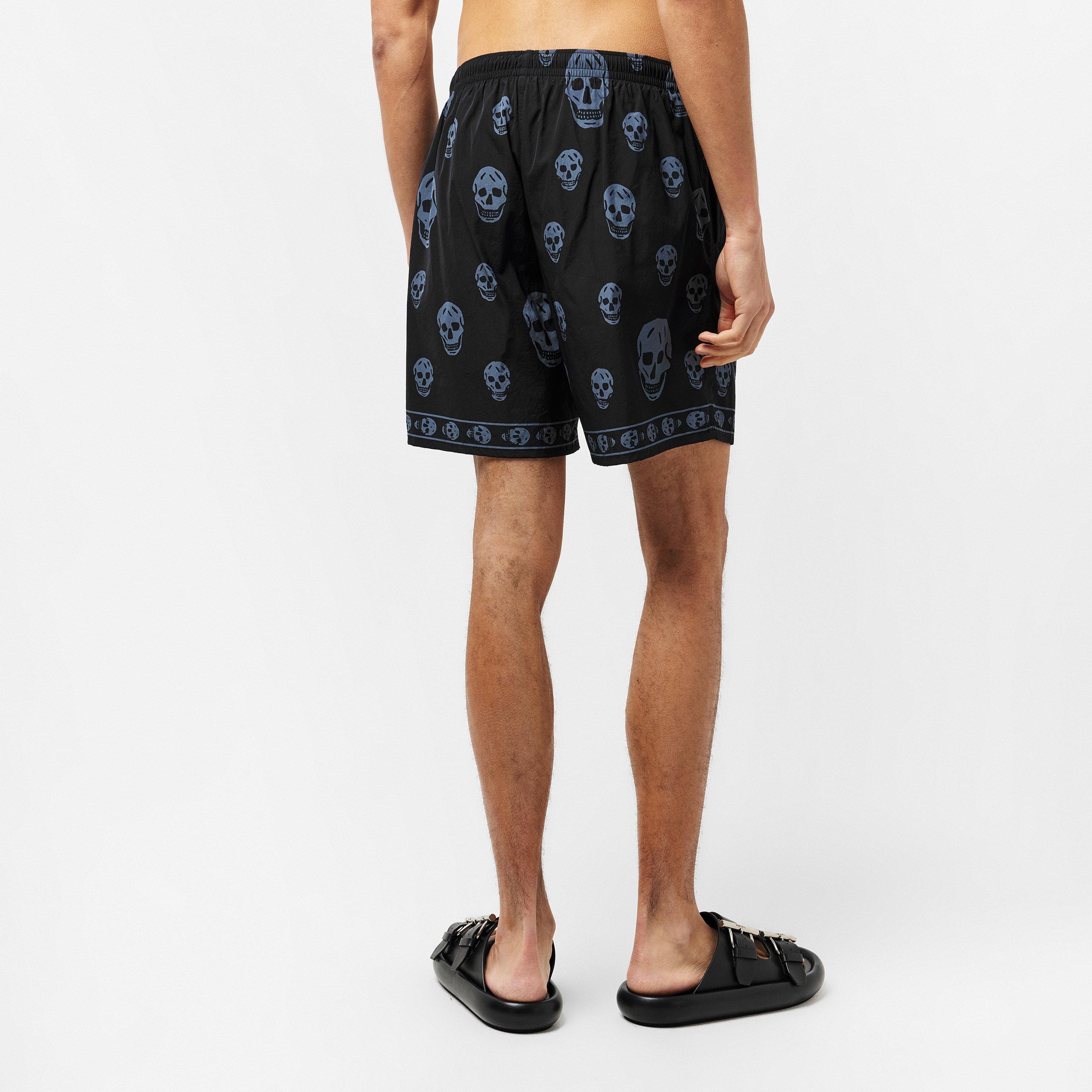 Black/Chalk - Alexander McQueen - Men's Alex Classic Swim Shorts - 4