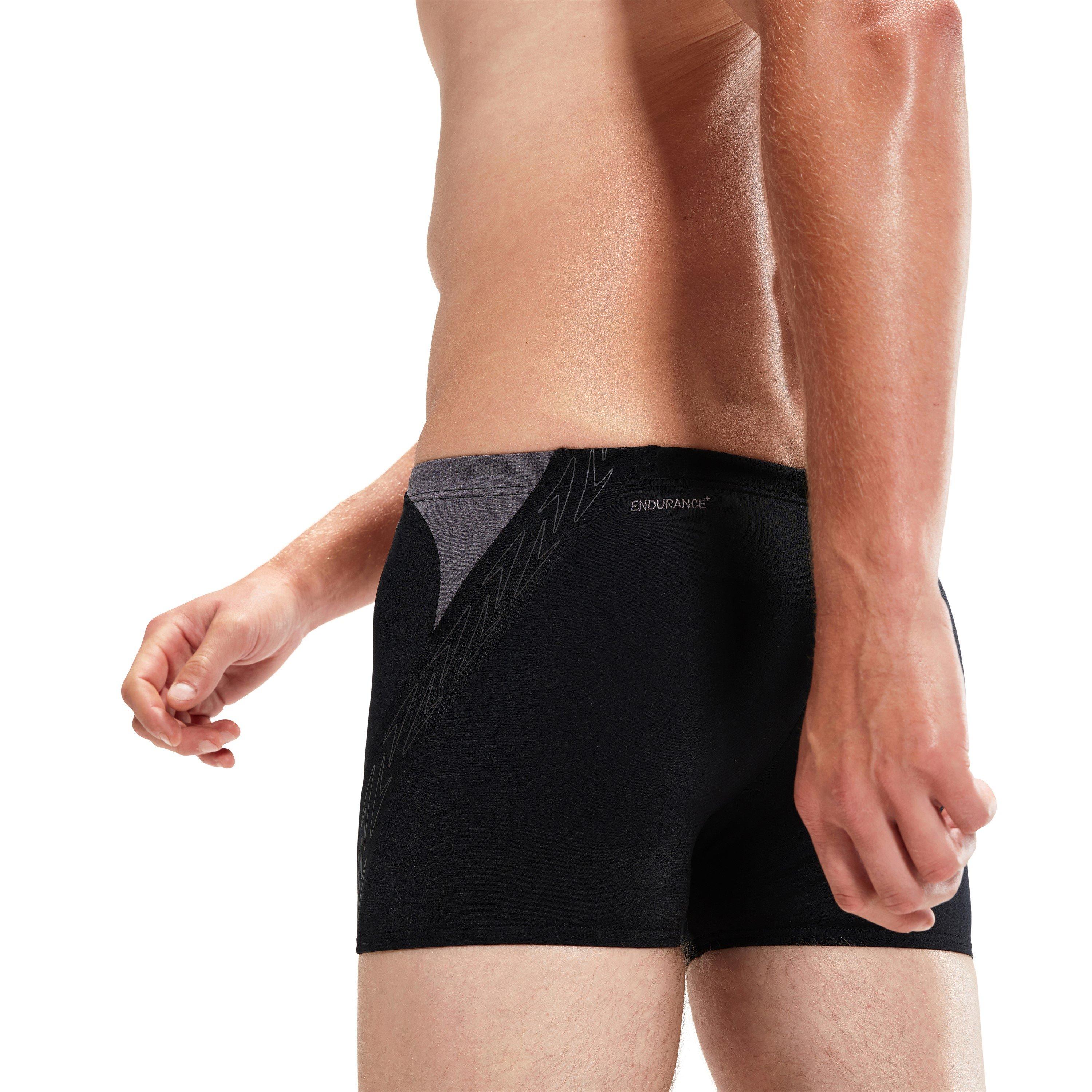 Black/Grey - Speedo - Hyper Boom Slice Aquashorts Mens - 4