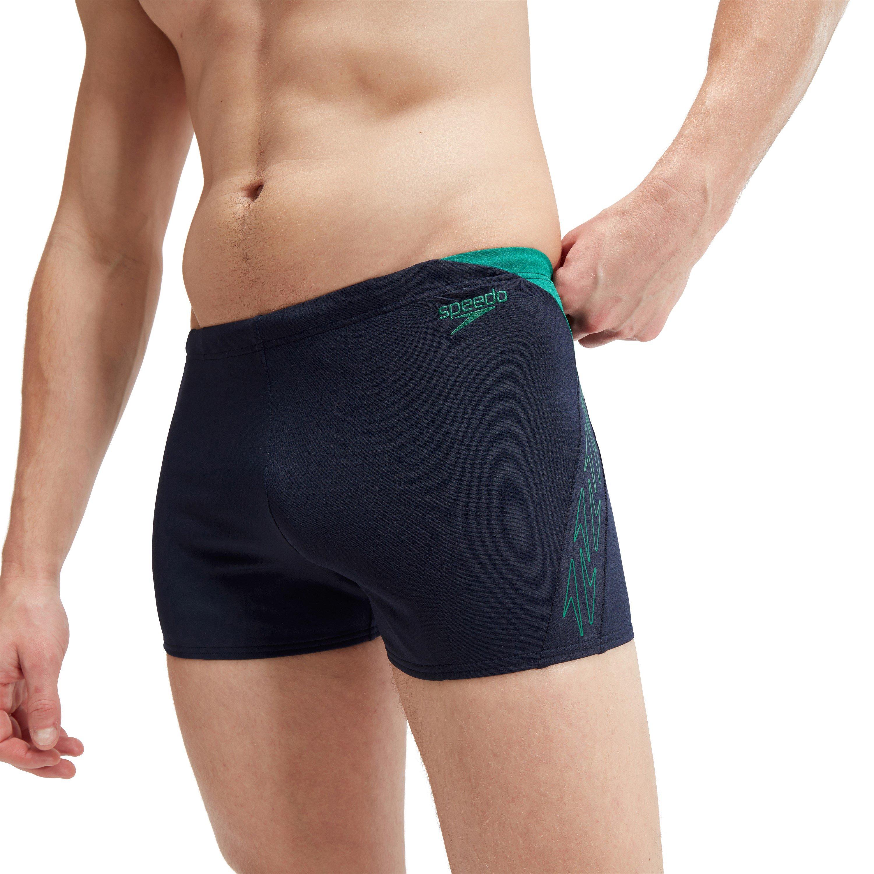 Navy/Green - Speedo - Speedo's Hyper Boom Slice Aquashorts Mens - 4