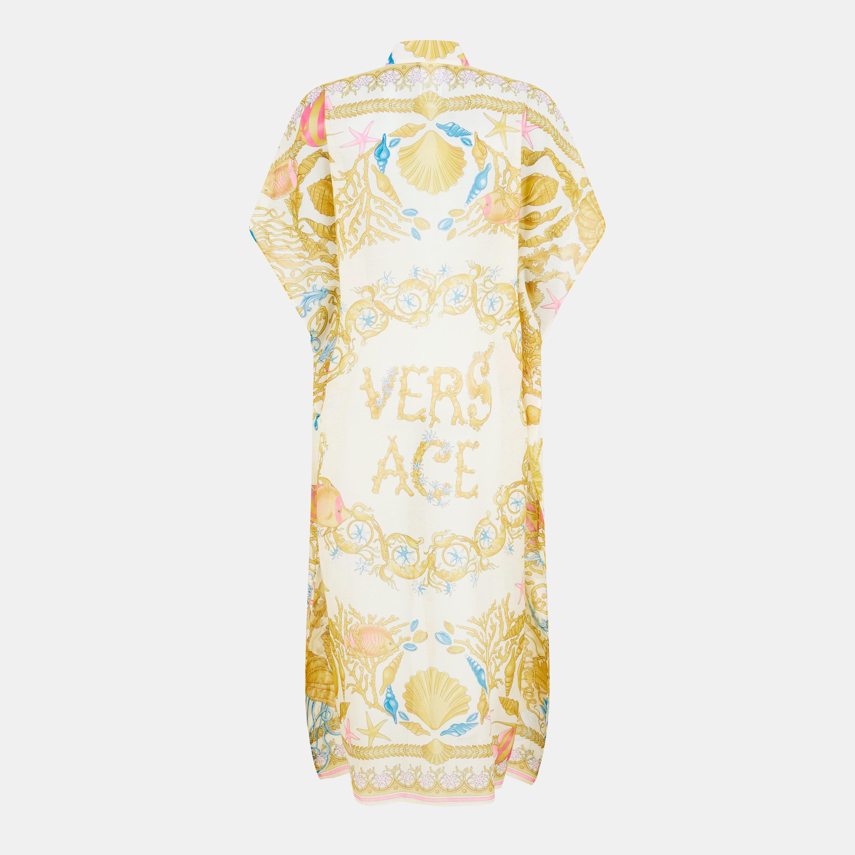 Eggshell - Versace - Women's Kaftan - 2