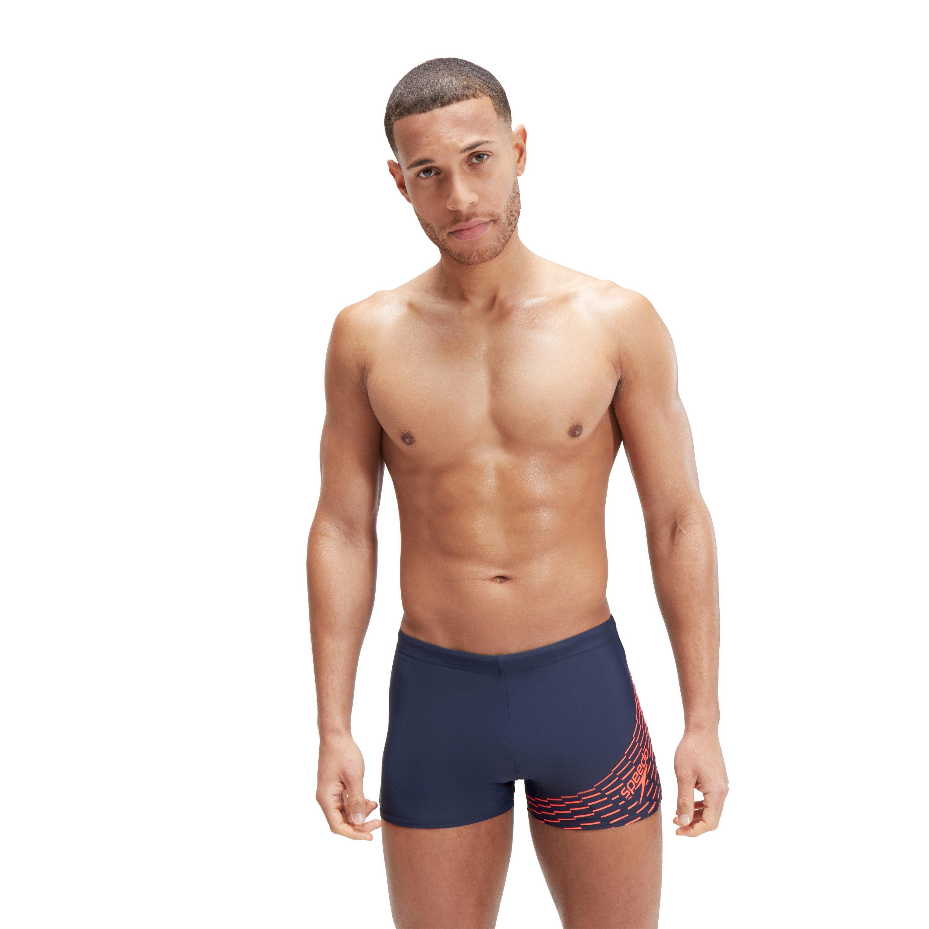 Blauw/Oranje - Speedo - Medley Logo Aquashorts Mens - 2