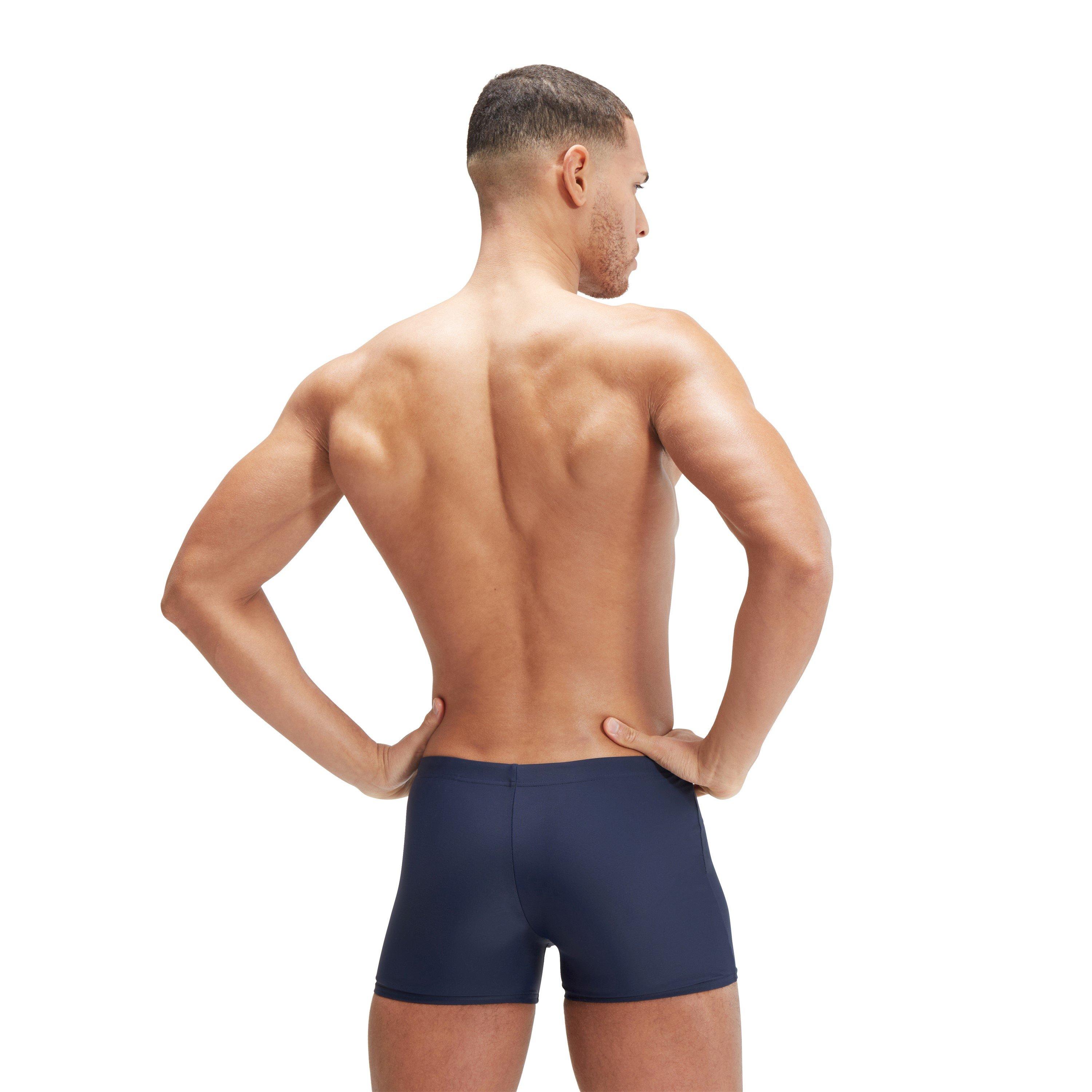 Blauw/Oranje - Speedo - Medley Logo Aquashorts Mens - 4