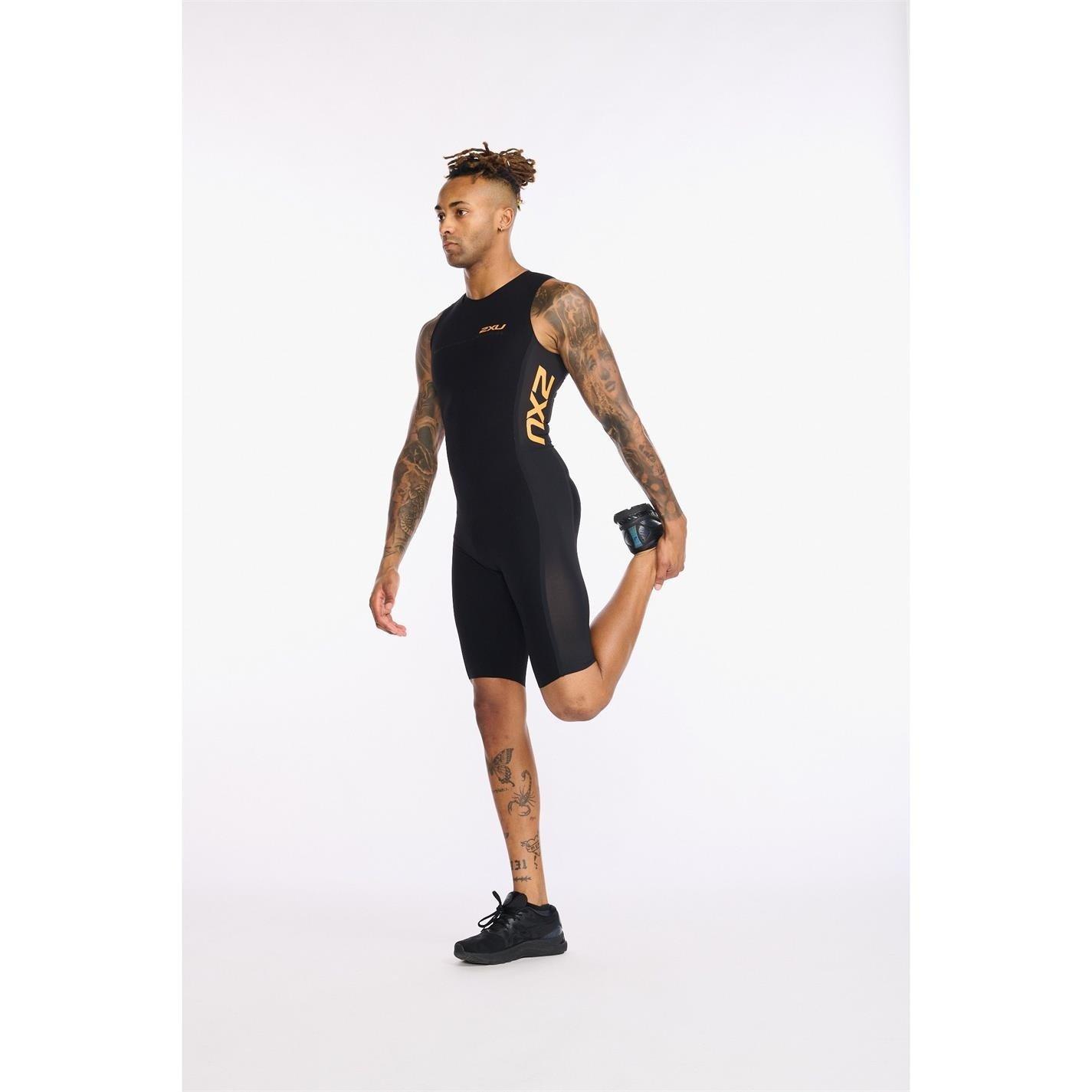 Noire/Curcuma - 2XU - Propel Swimskin - 1