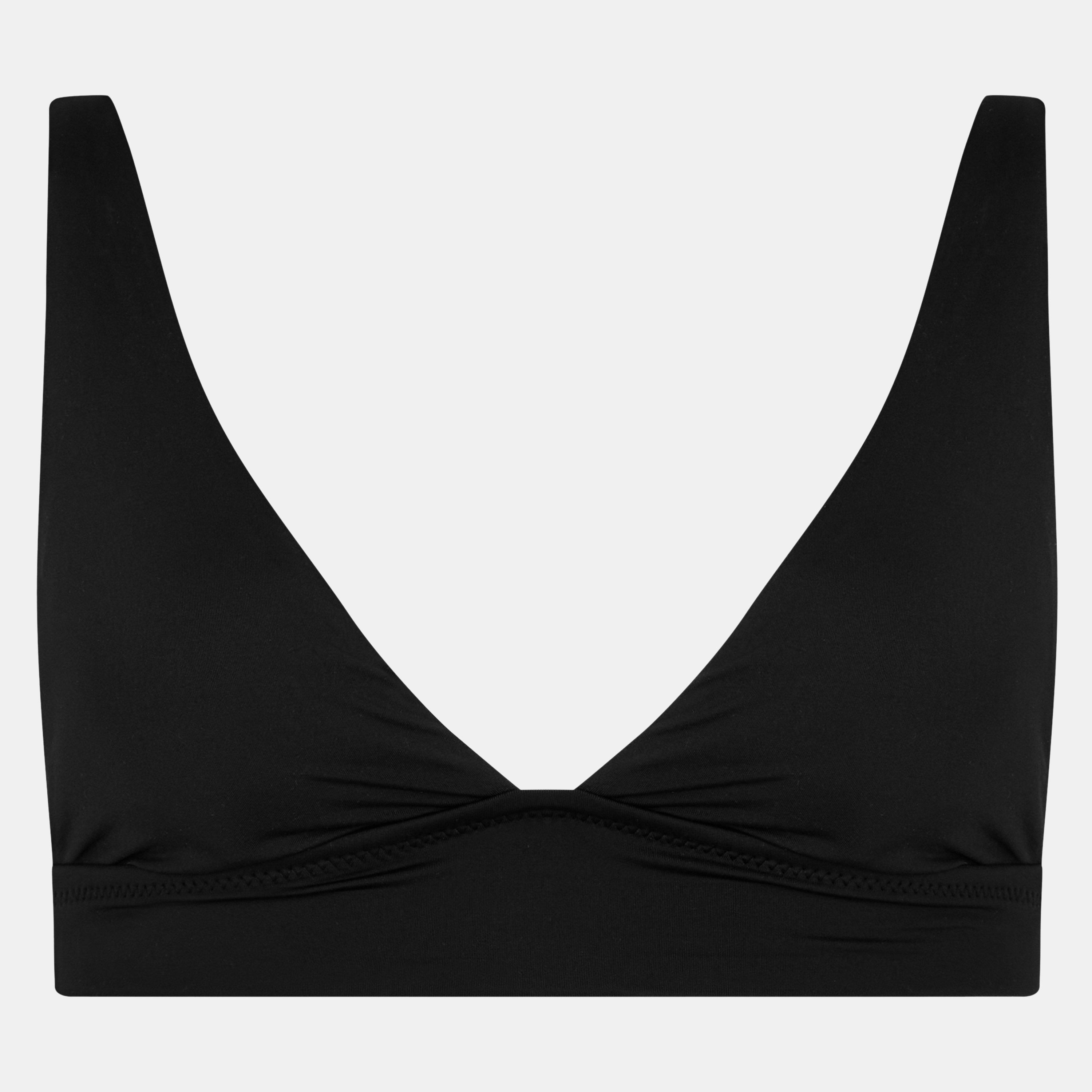 Black - Polo Ralph Lauren - Signature Sol V Neck Bikini Top