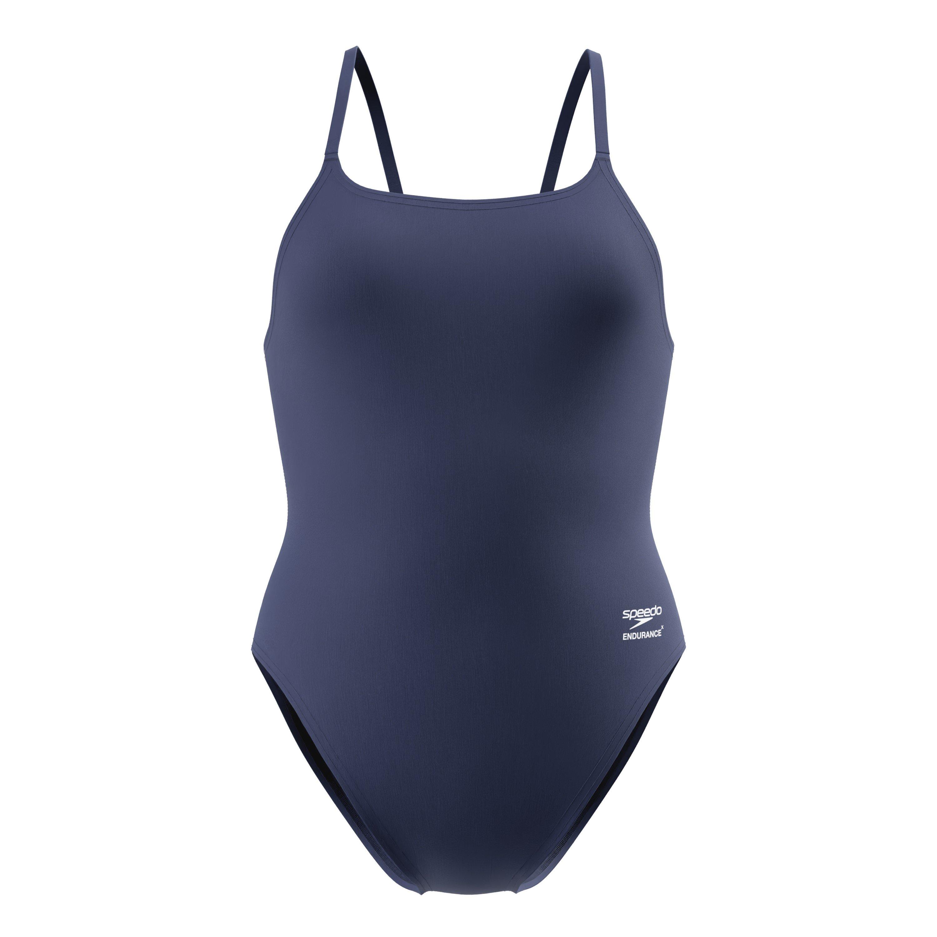 Speedo Women's Solid Enduran Ld64 - Navy - 10 (32)