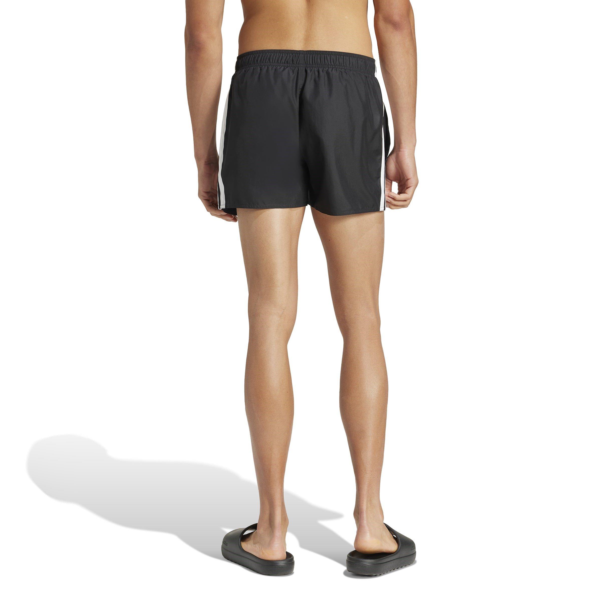 Zwart/Wit - adidas - 3-Stripes Swim Shorts 3-Inch Mens - 3