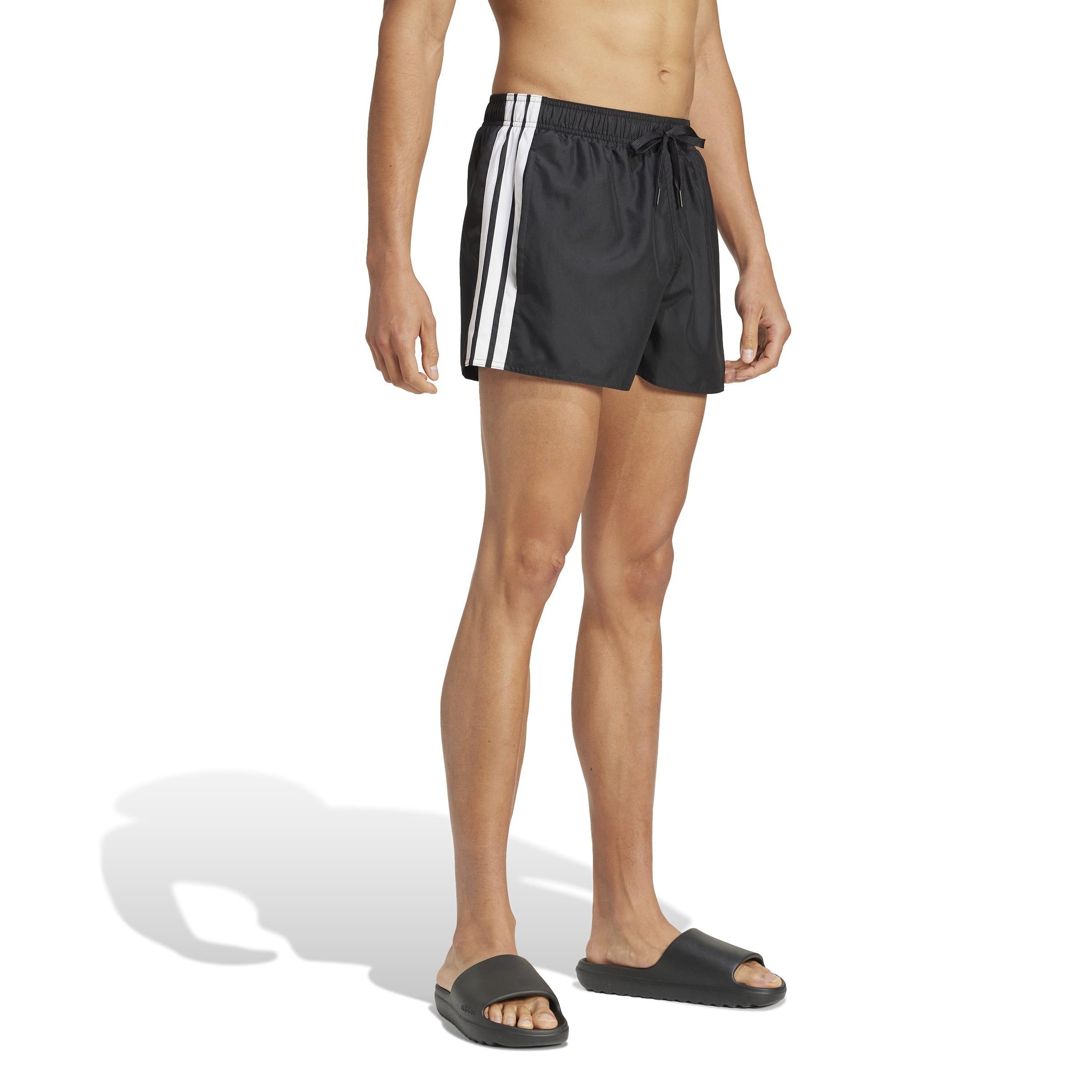 Zwart/Wit - adidas - 3-Stripes Swim Shorts 3-Inch Mens - 6