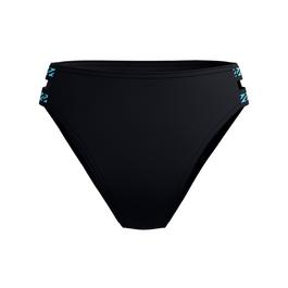 Speedo Solid Logo Elastic High Waist Bottom