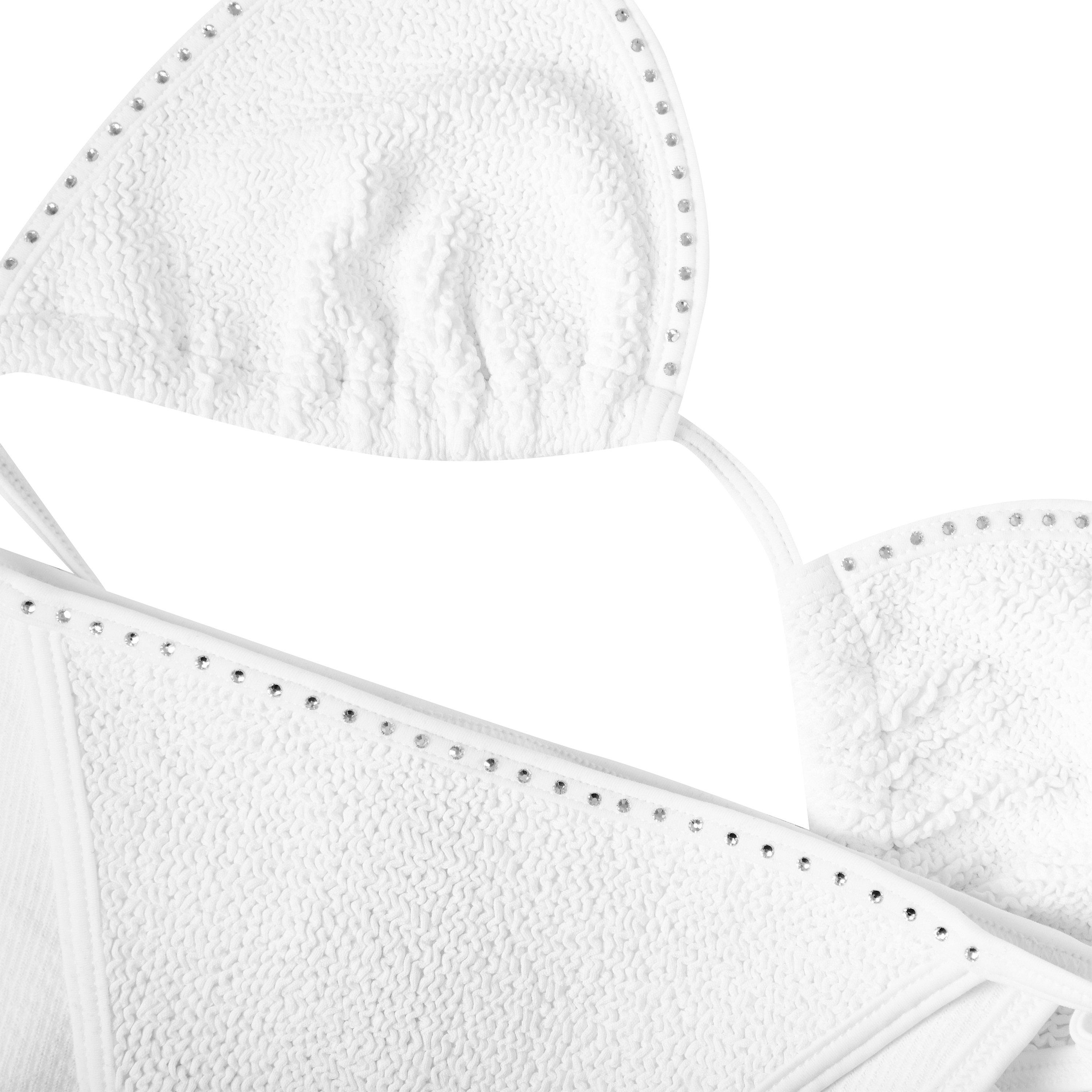 Swarovski White - Hunza G - Hunza G Gina Bikini Ld61 - 5