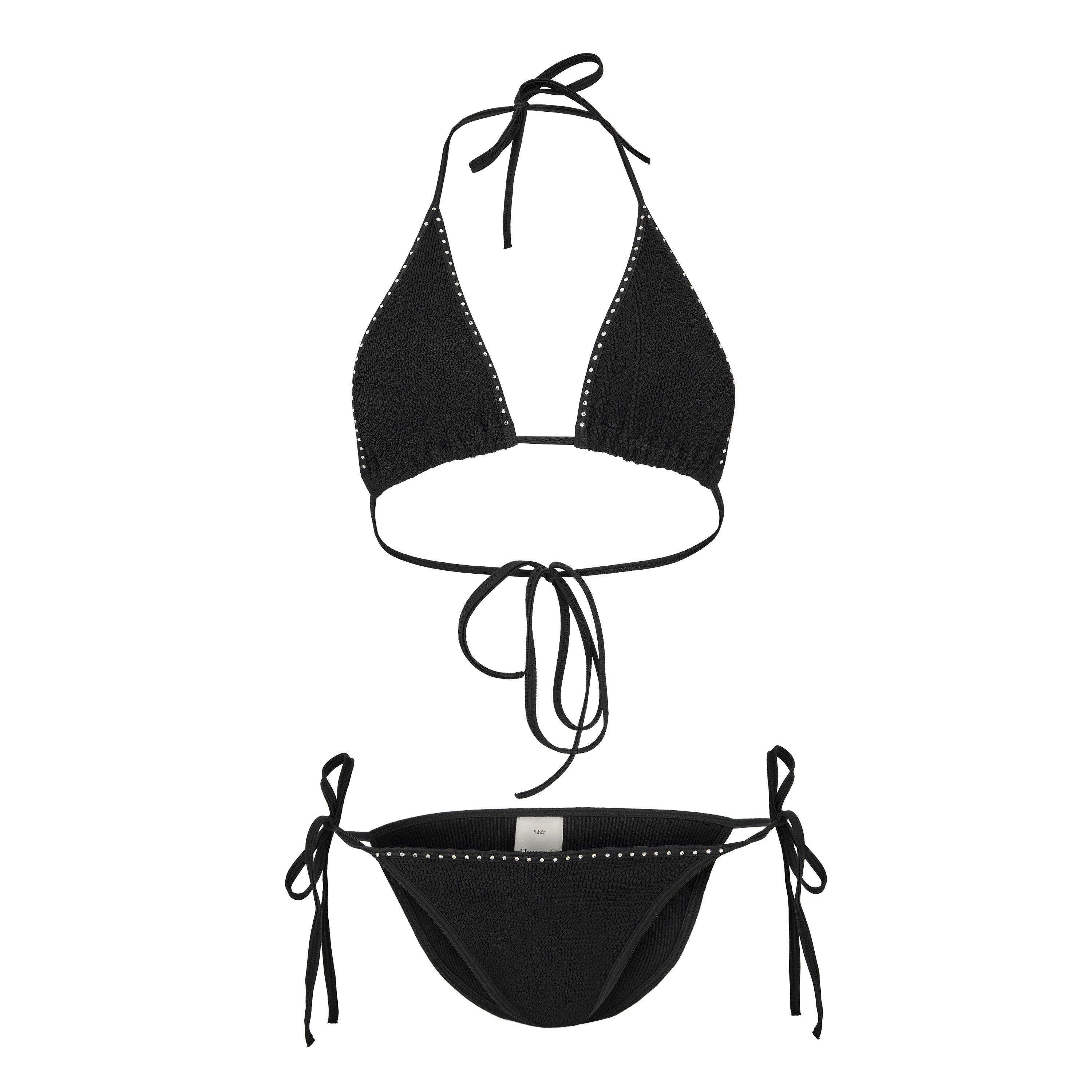 Hunza G Hunza G Gina Bikini Ld61 - Swarovski Black