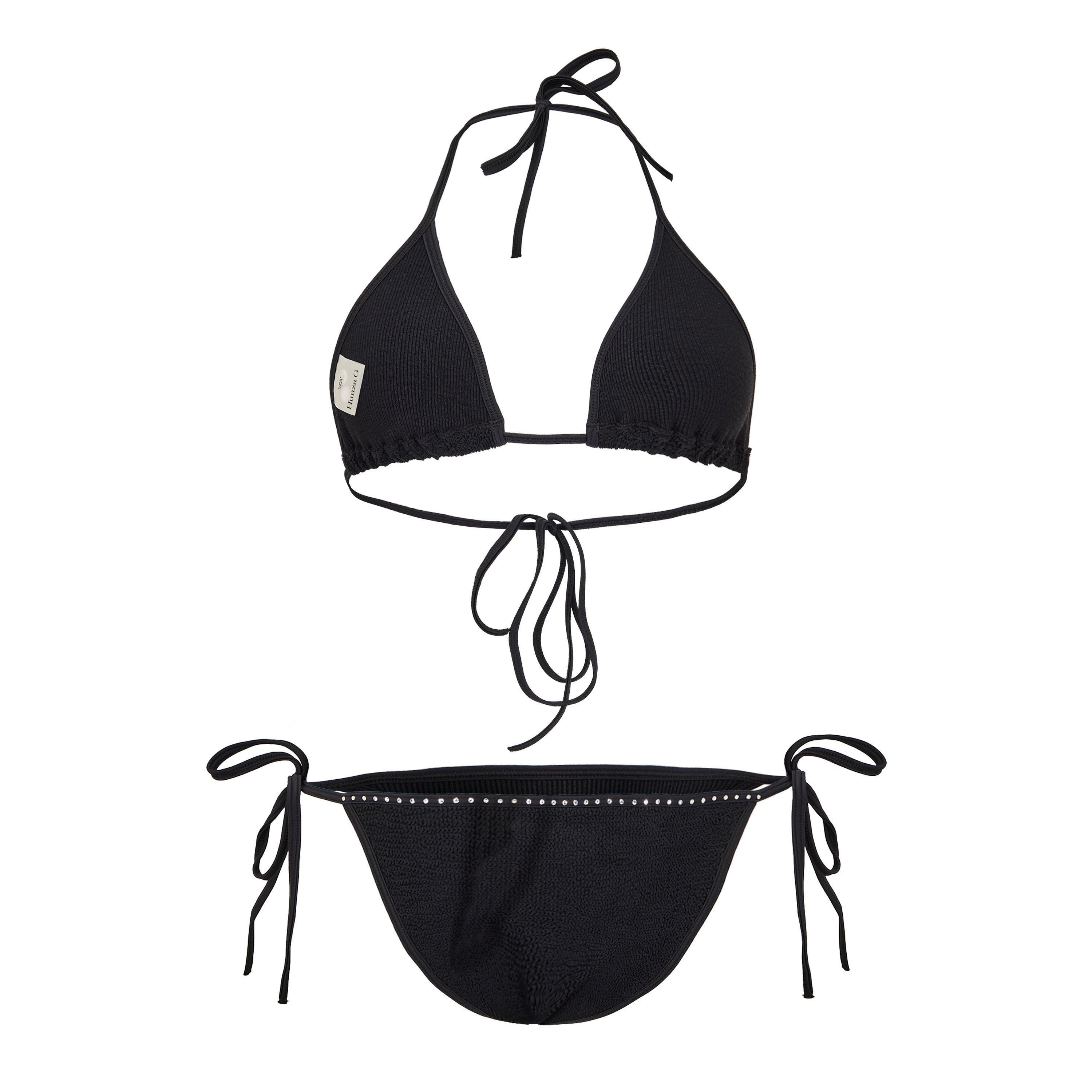 Swarovski Black - Hunza G - Hunza G Gina Bikini Ld61 - 2