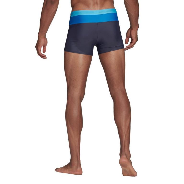 Azul marino sombra - adidas - Colour Block Swimming Boxers Mens - 3