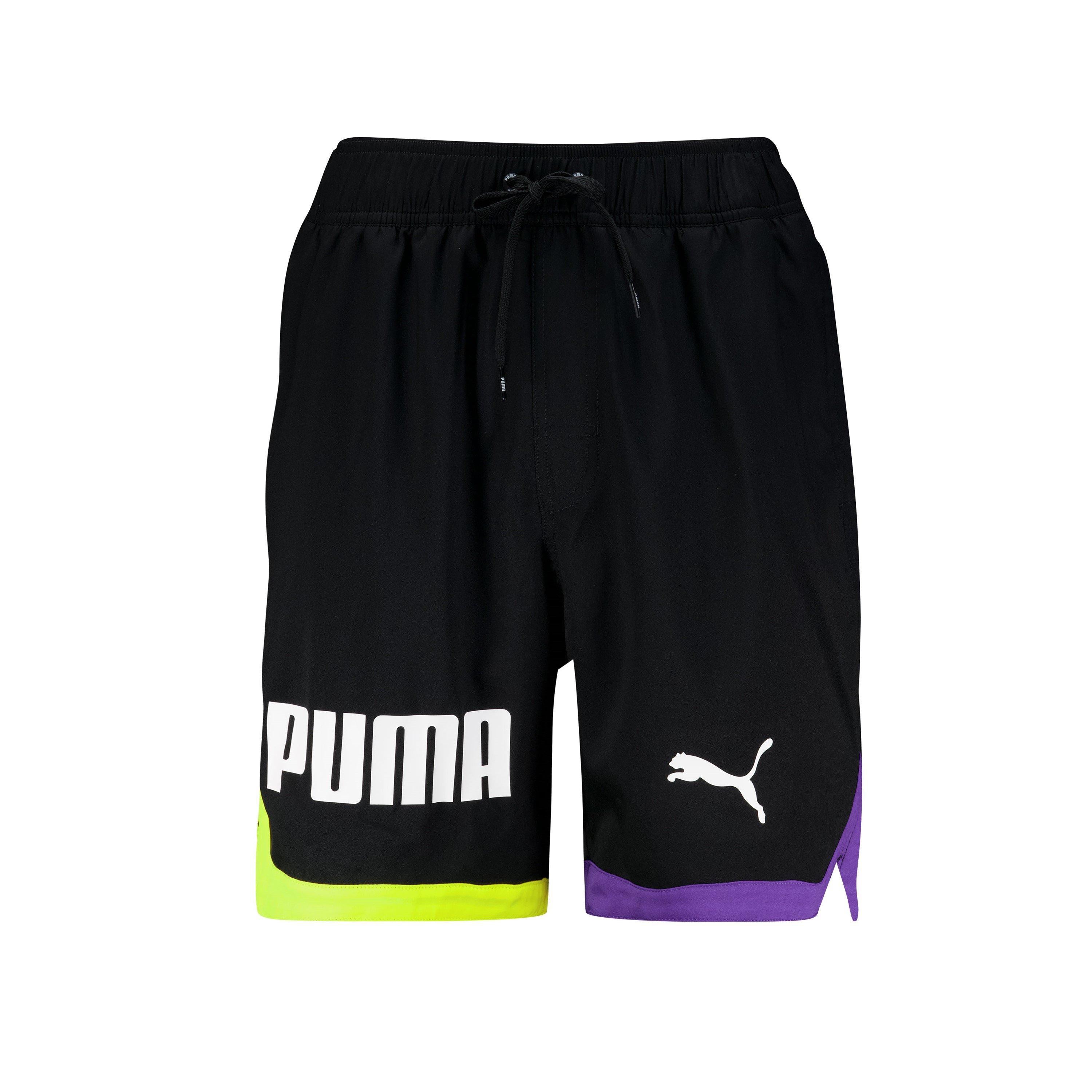 Puma Men's Loose Fit Swim Shorts - Black Combo - XS
