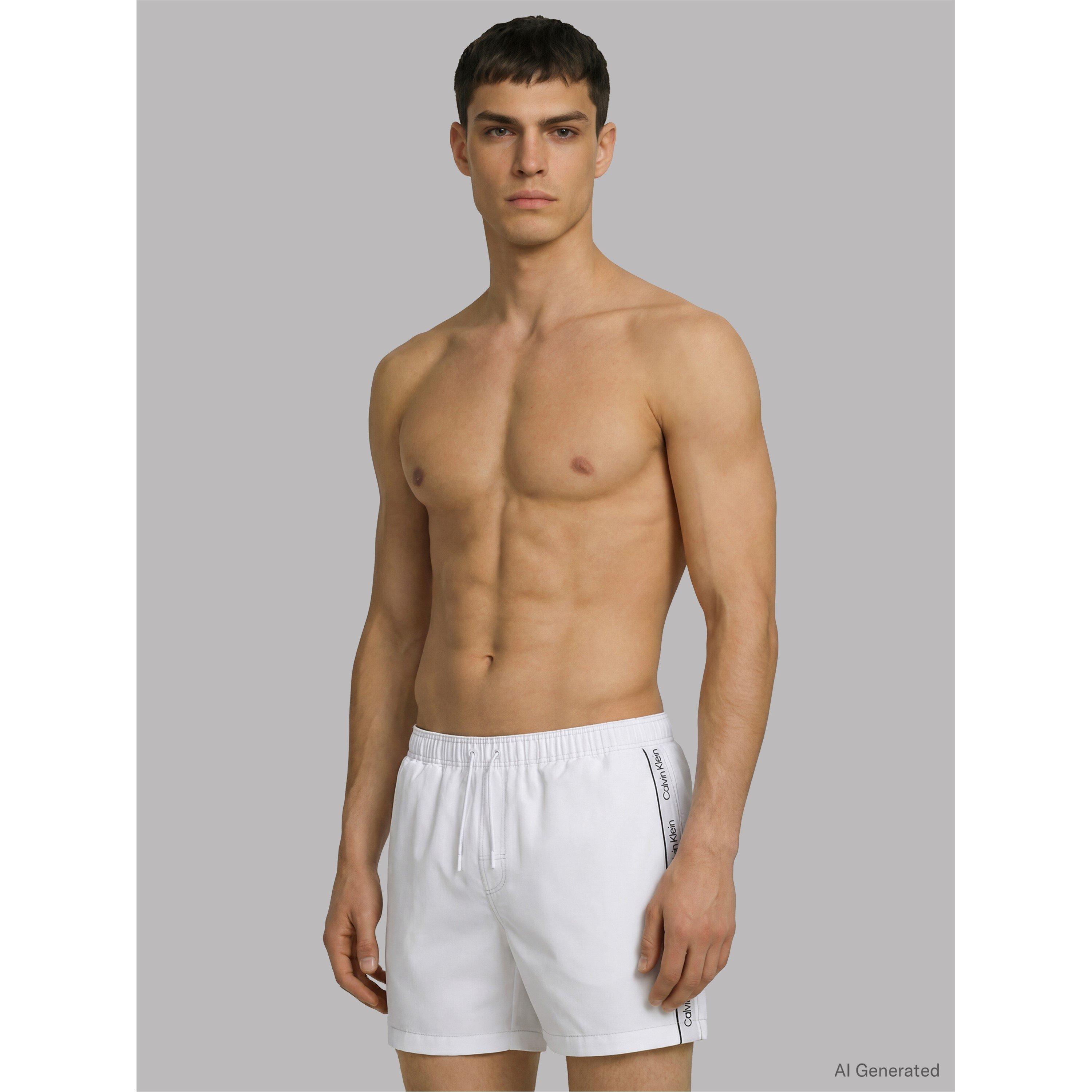 White - Calvin Klein - Men's Swim Shorts - 2