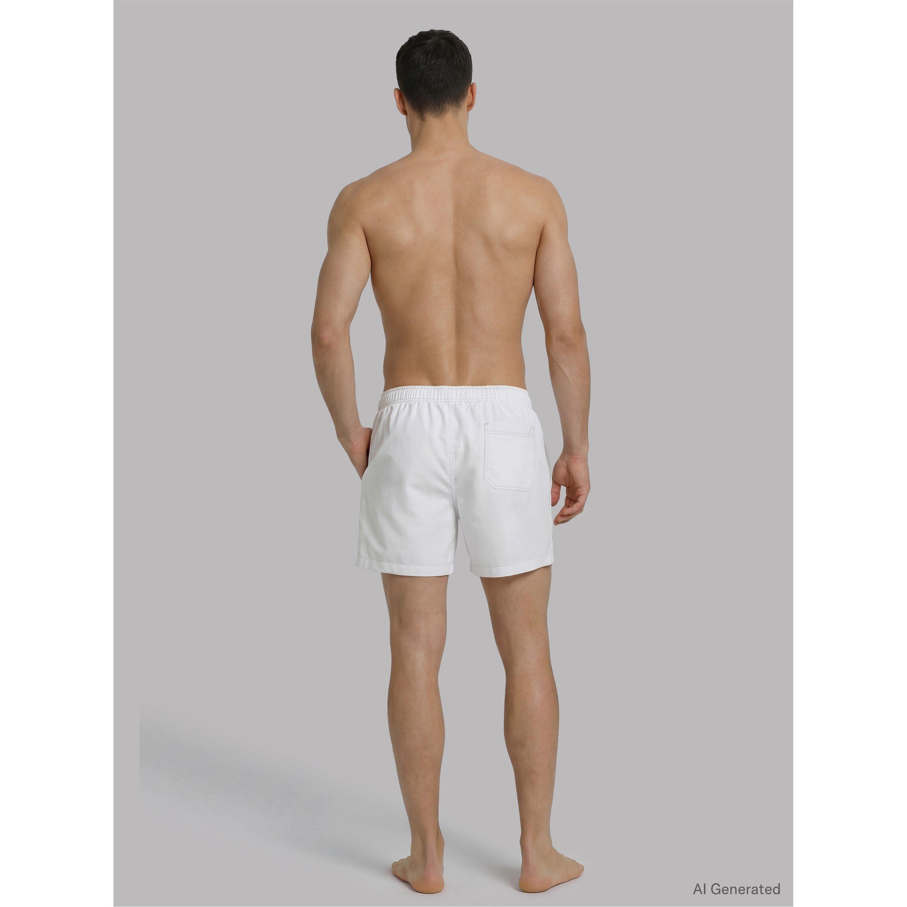 White - Calvin Klein - Men's Swim Shorts - 4