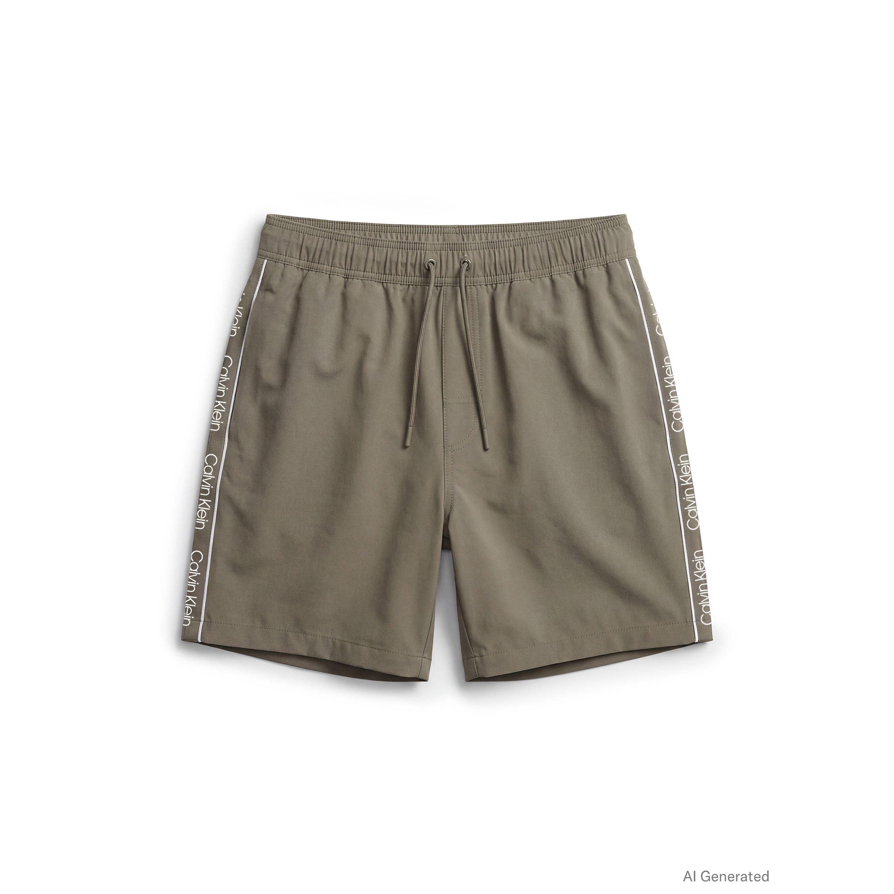 Calvin Klein Men's Swim Shorts - D Lichen Green - M