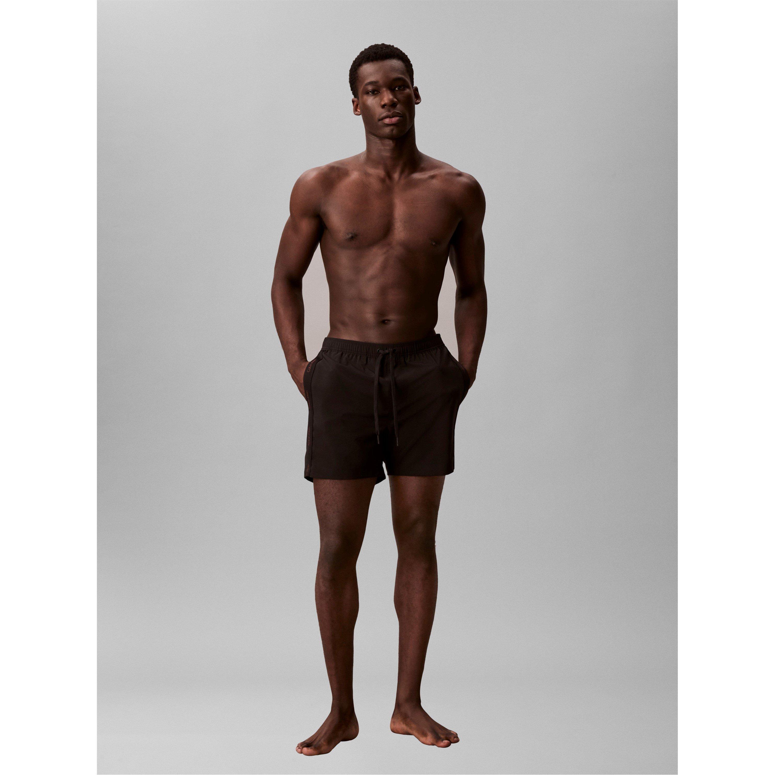 Black - Calvin Klein - Calvin Tape SwmShort Sn63 - 4