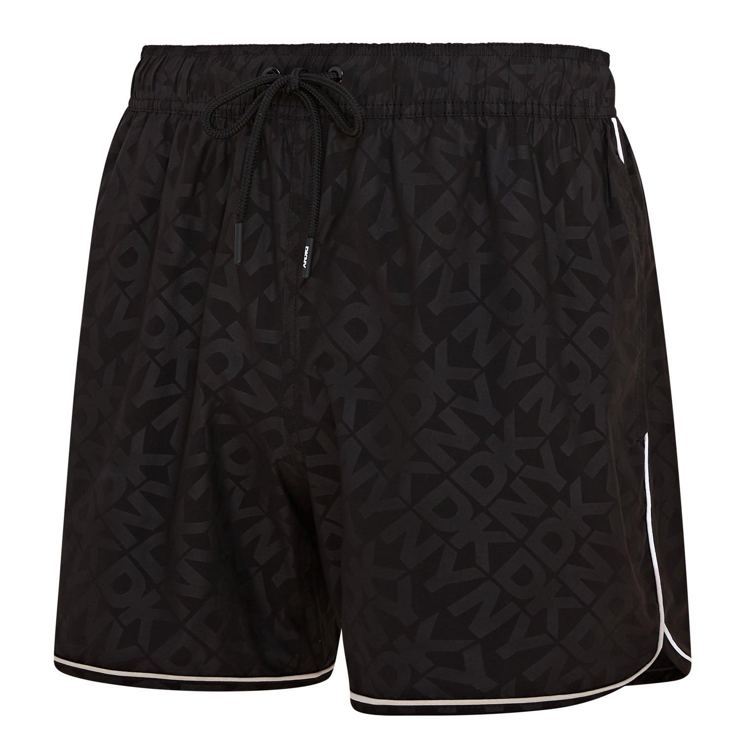 Black Print - DKNY - Logo Swim Short - 2
