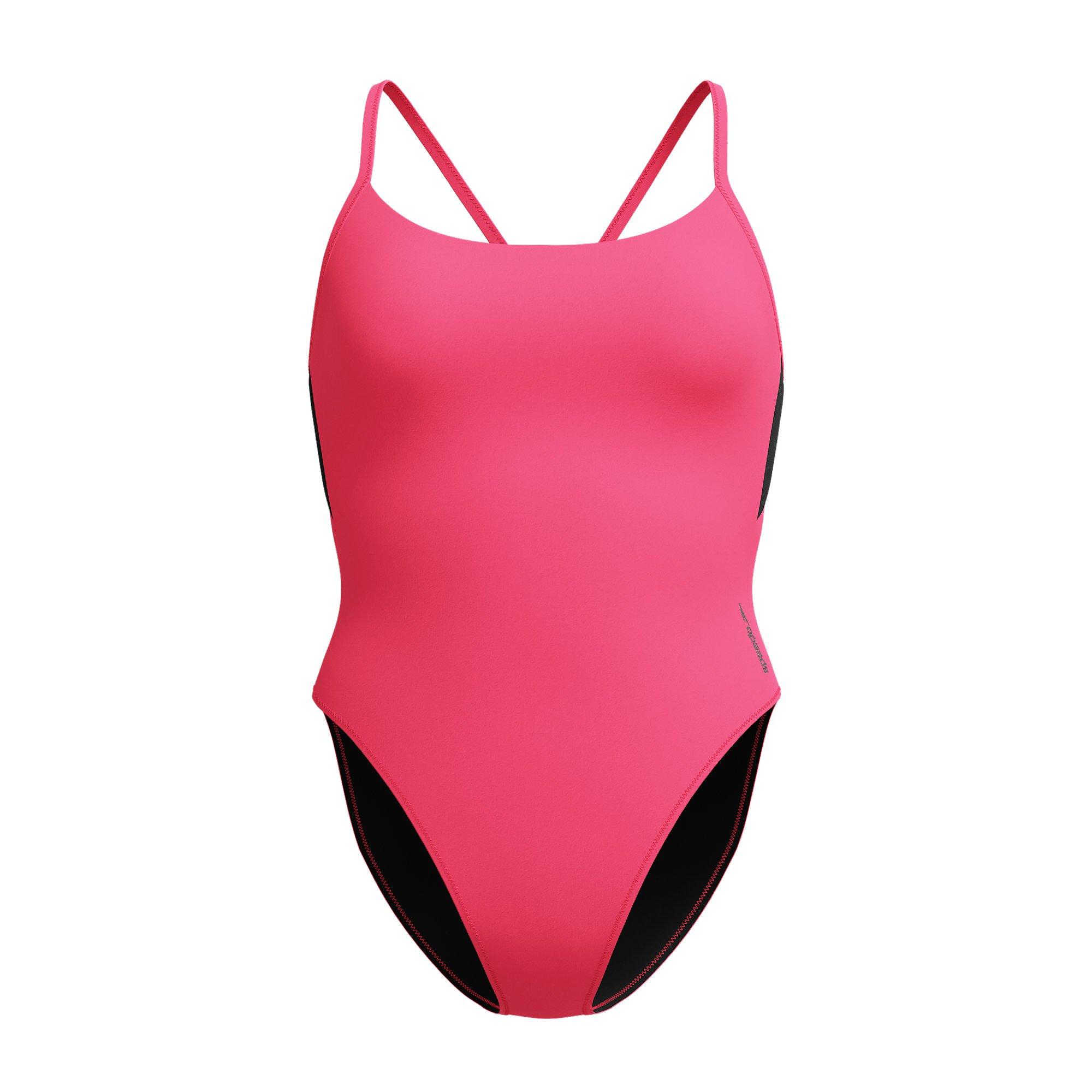 Pink - Speedo - Speedo Solid Racer B Ld64 - 1