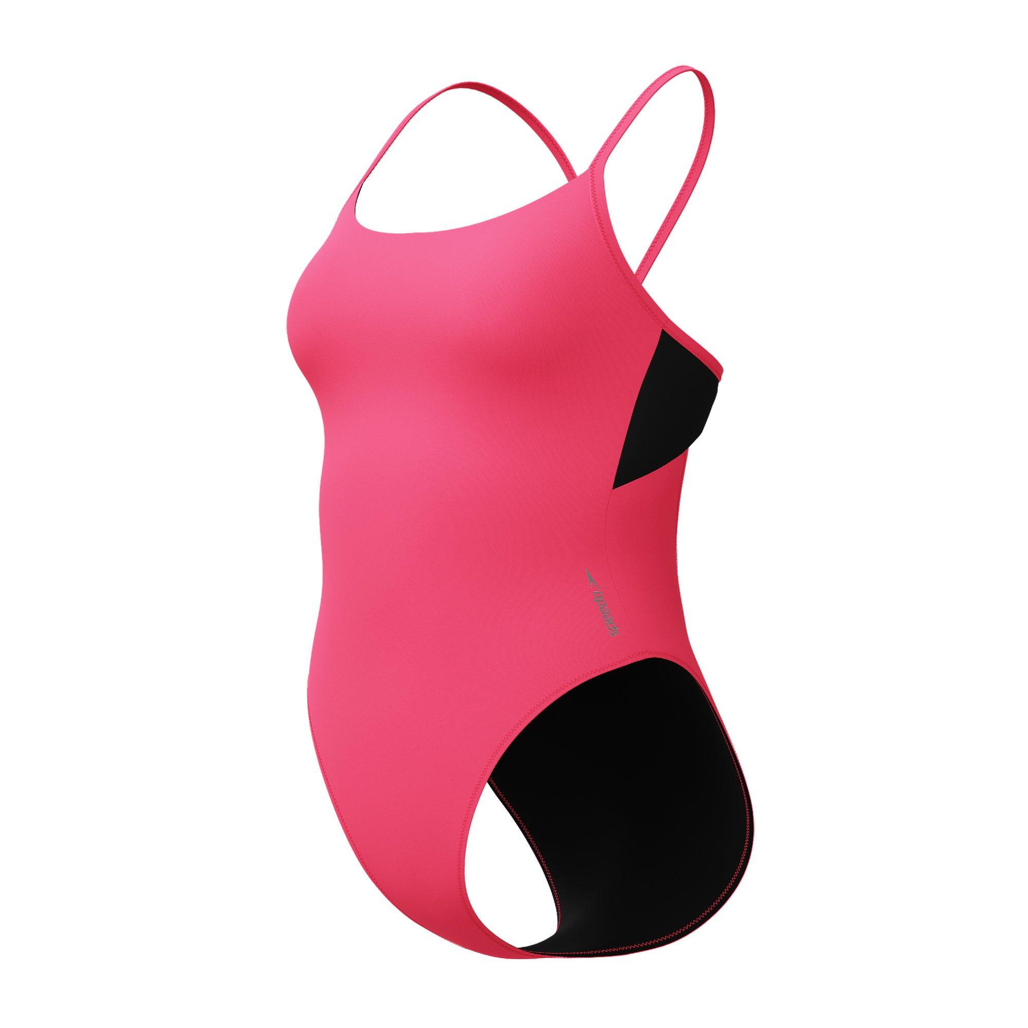 Pink - Speedo - Speedo Solid Racer B Ld64 - 2