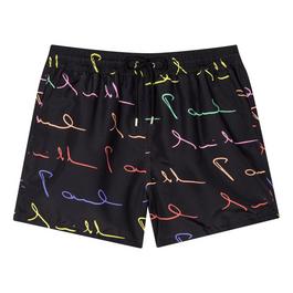 Paul Smith Script Logo Swim Shorts