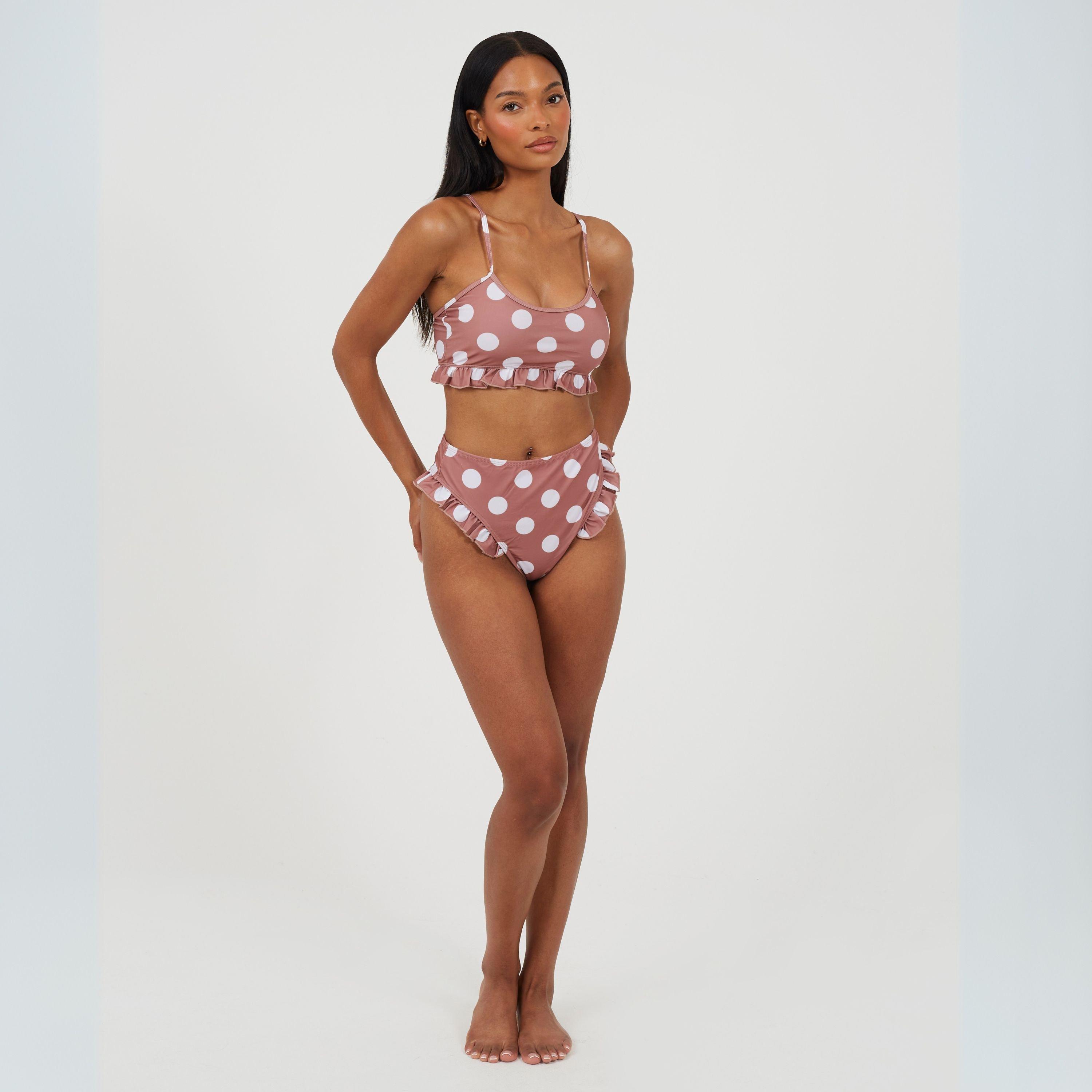 Tan/White - Brave Soul - Bikini Top Ld99 - 4