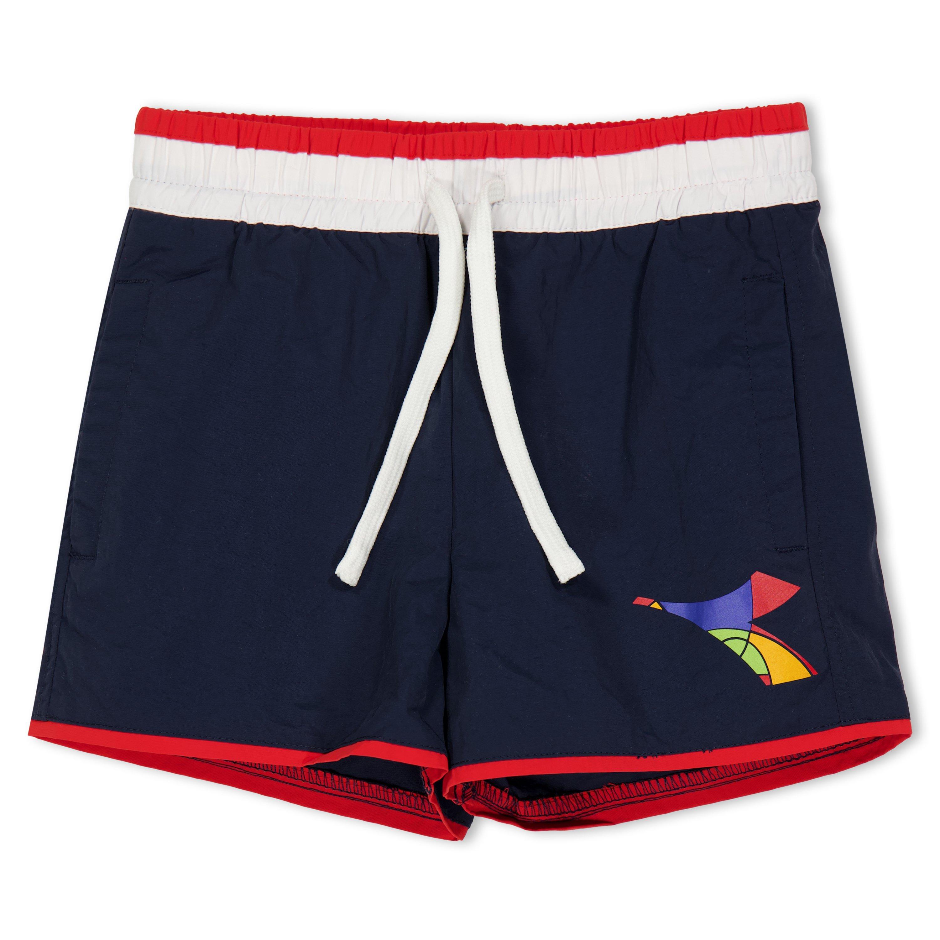 Blå frise - Diadora - Unisex Kids' Ju.Beach Short Swim Shorts - 1