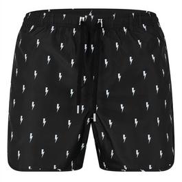 Neil Barrett All Over Thunderbolt Shorts