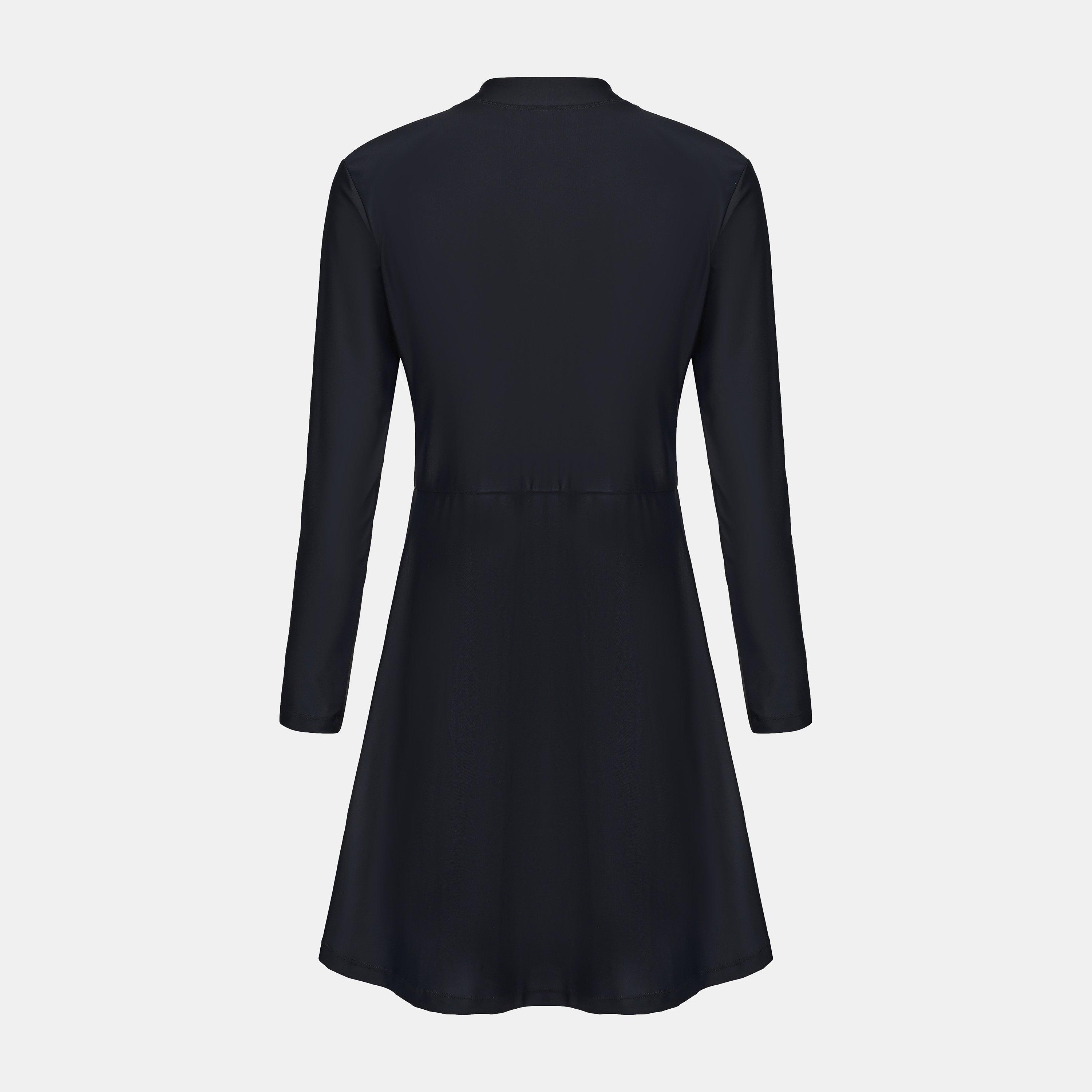 Black/Pink - Slazenger - 3pc Burkini Set Women - 4