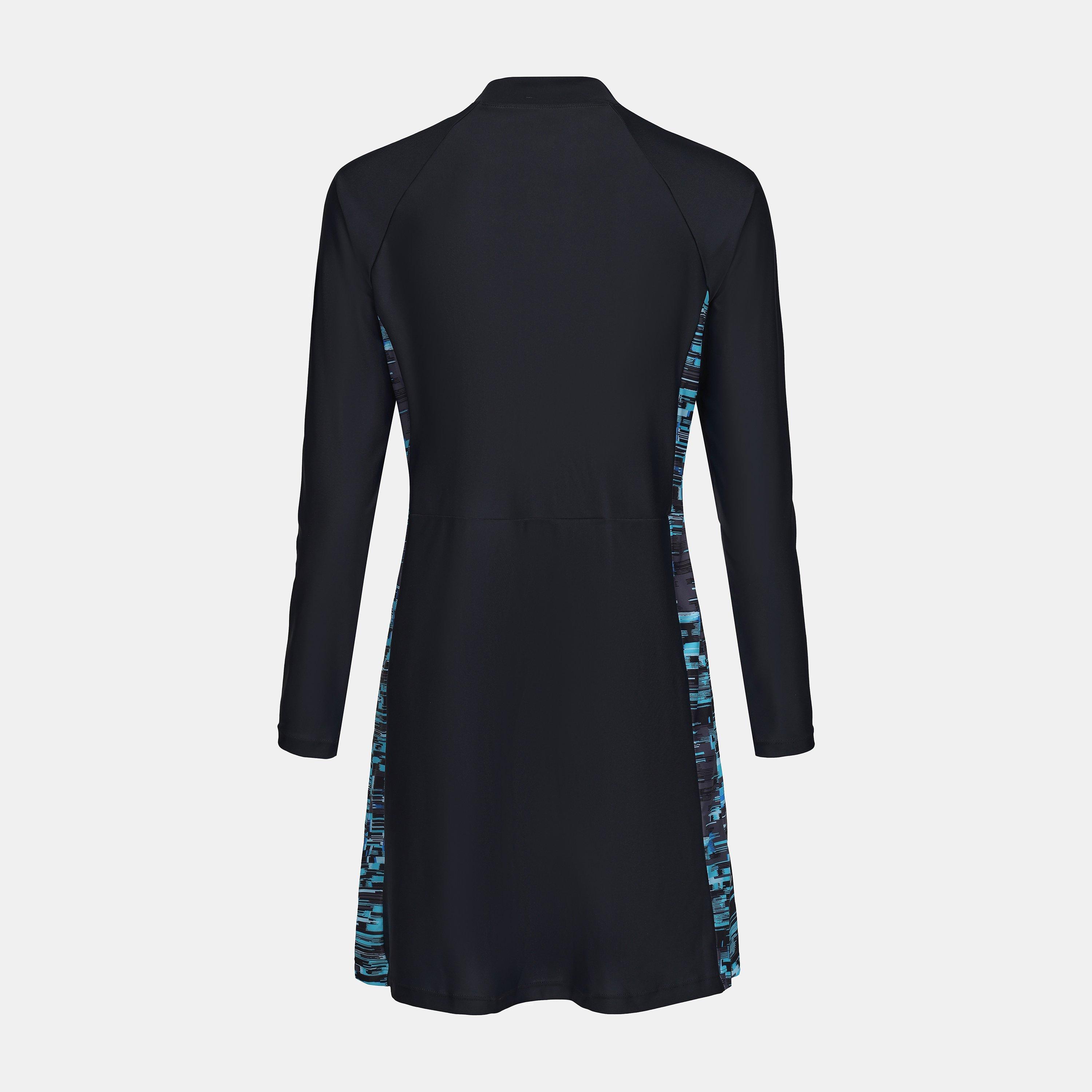 Black/Blue - Slazenger - 3pc Burkini Set Women - 4