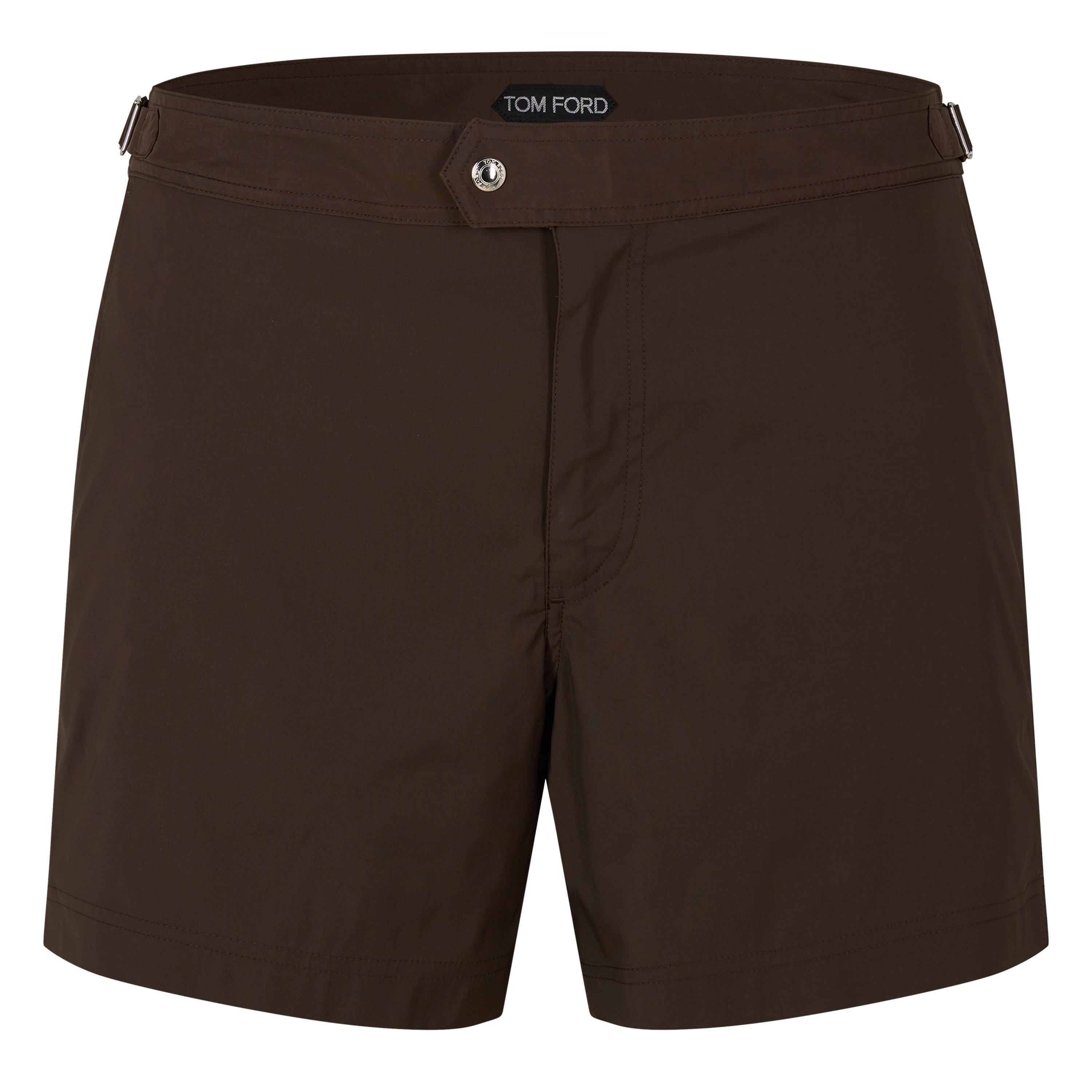 Brown - Tom Ford - Men's Swim Shorts - 1