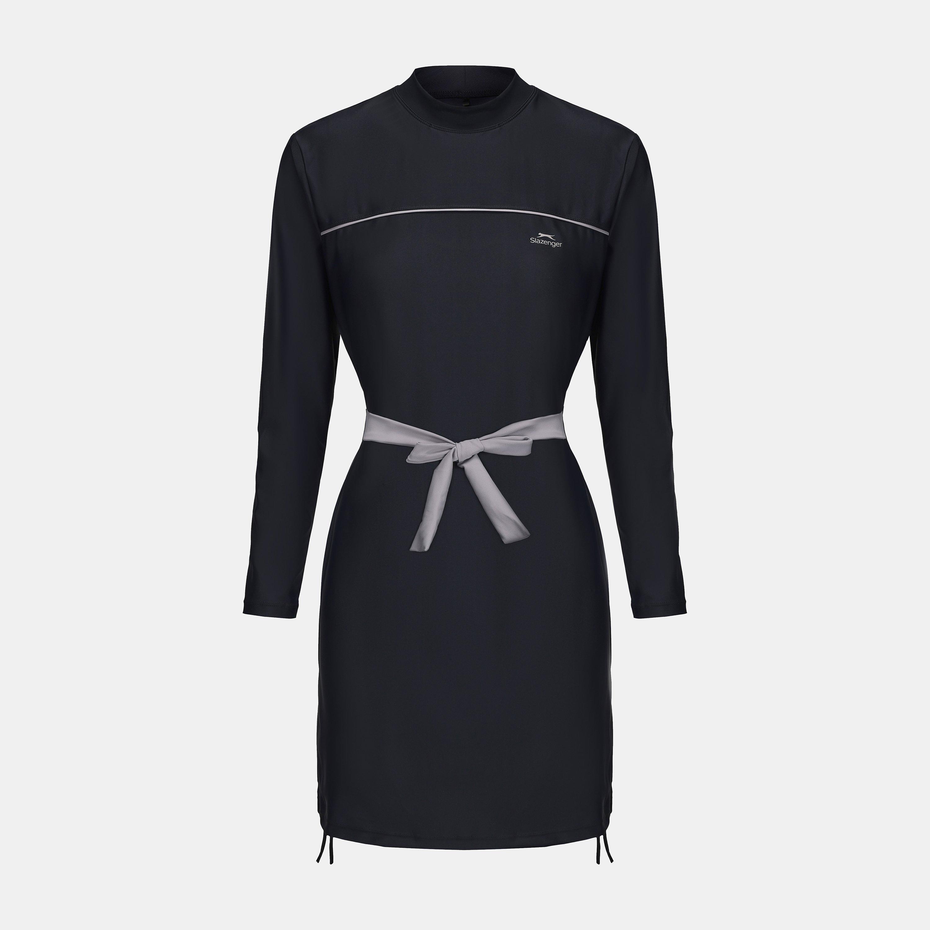 Black/Grey - Slazenger - 3pc Burkini Set Women - 2