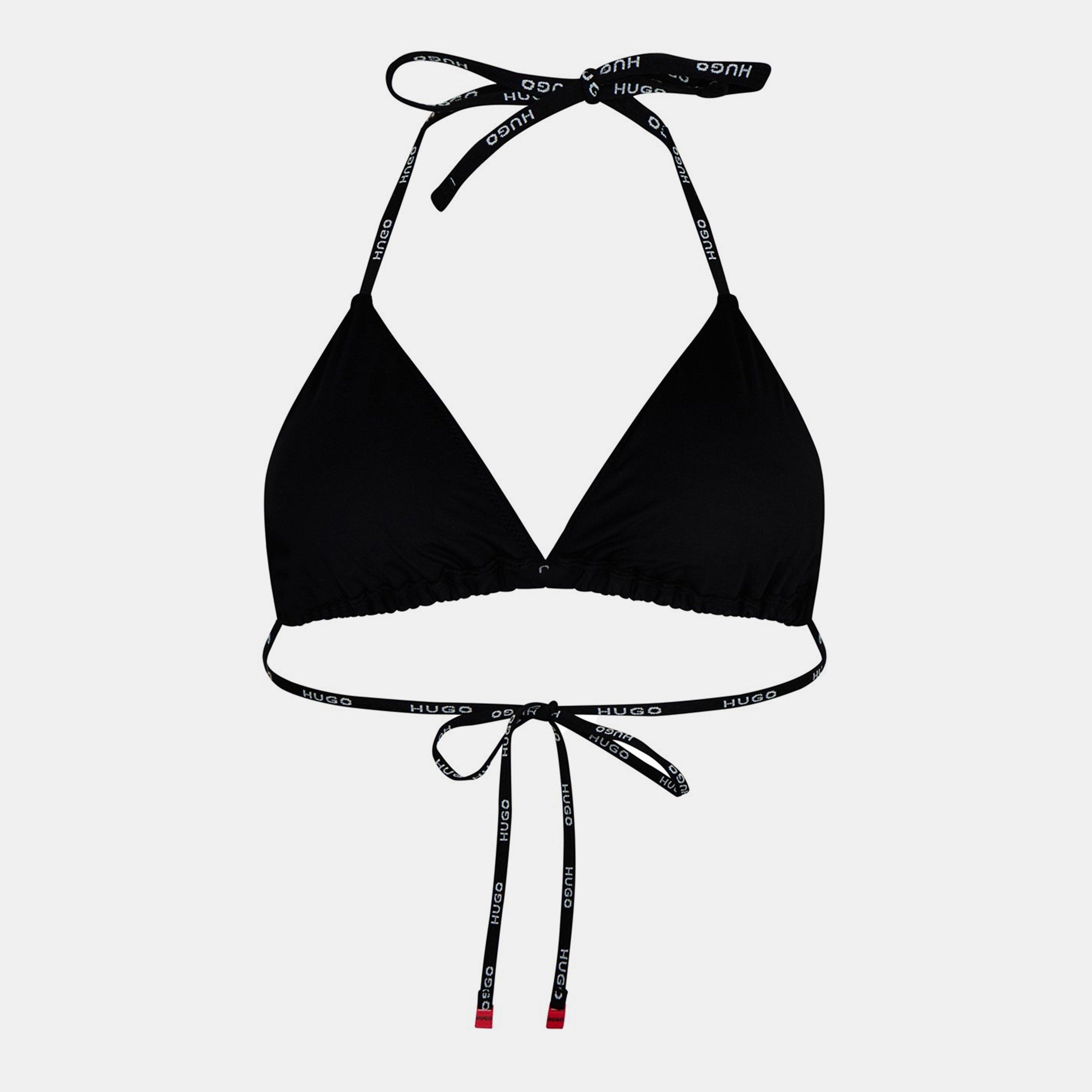 Black 001 - Hugo - Women's Pure Triangle Bikini - 7