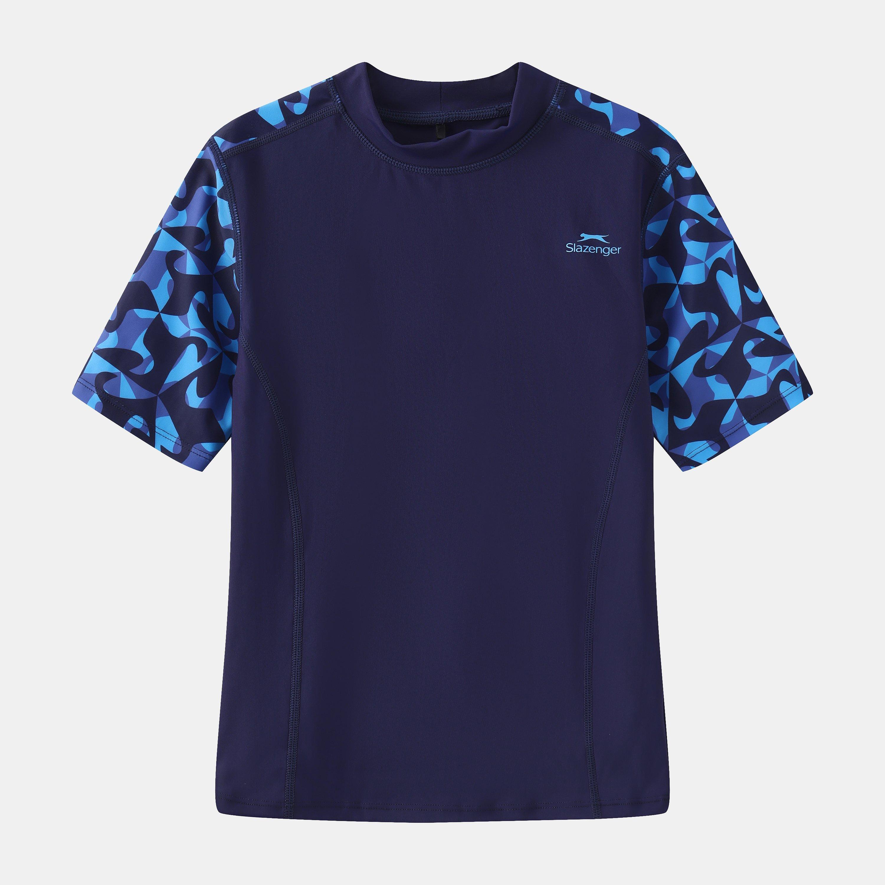 Navy/Blue - Slazenger - 2pc SS Swimsuit Juniors - 2