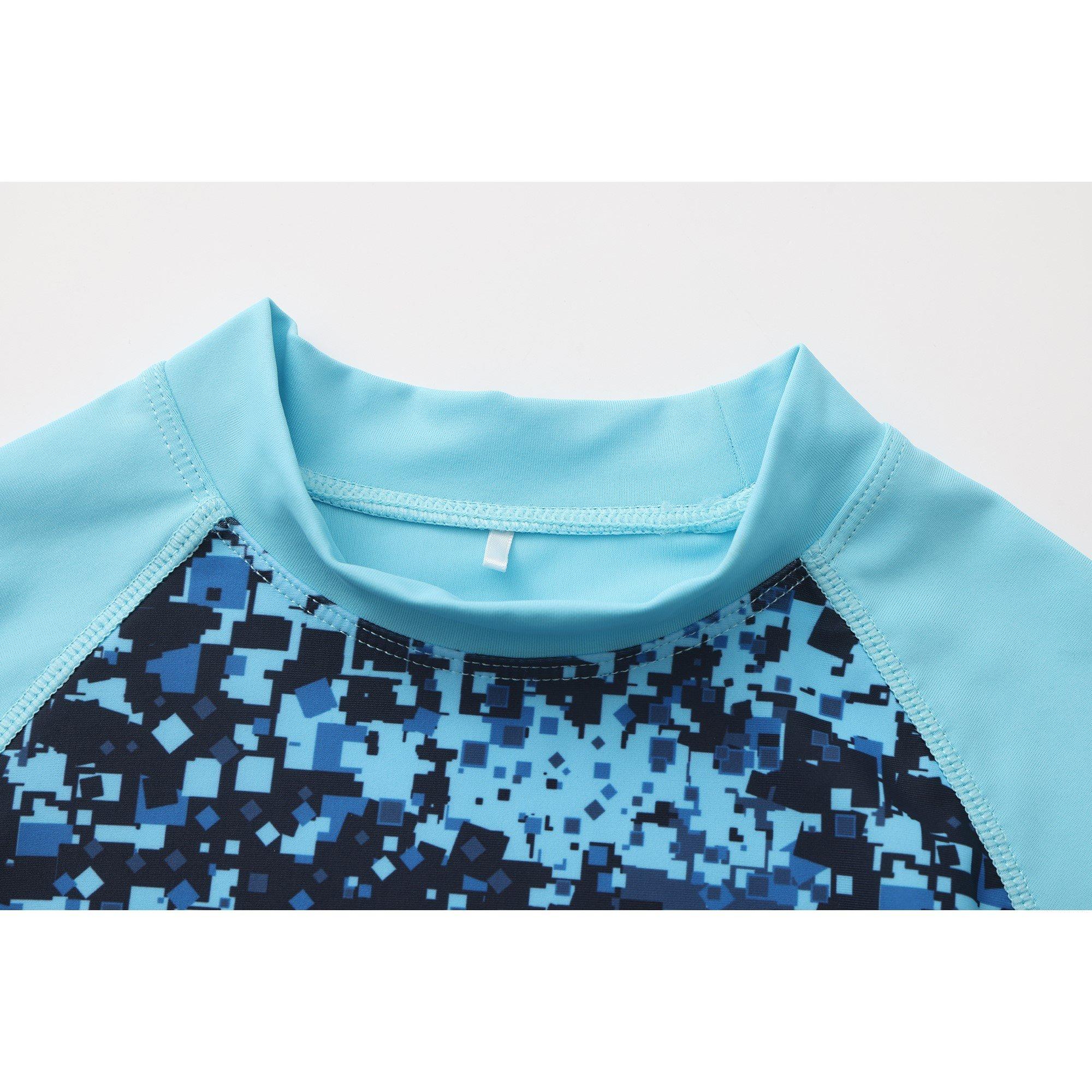 Blue - Slazenger - 2pc LS Swimsuit Juniors - 6