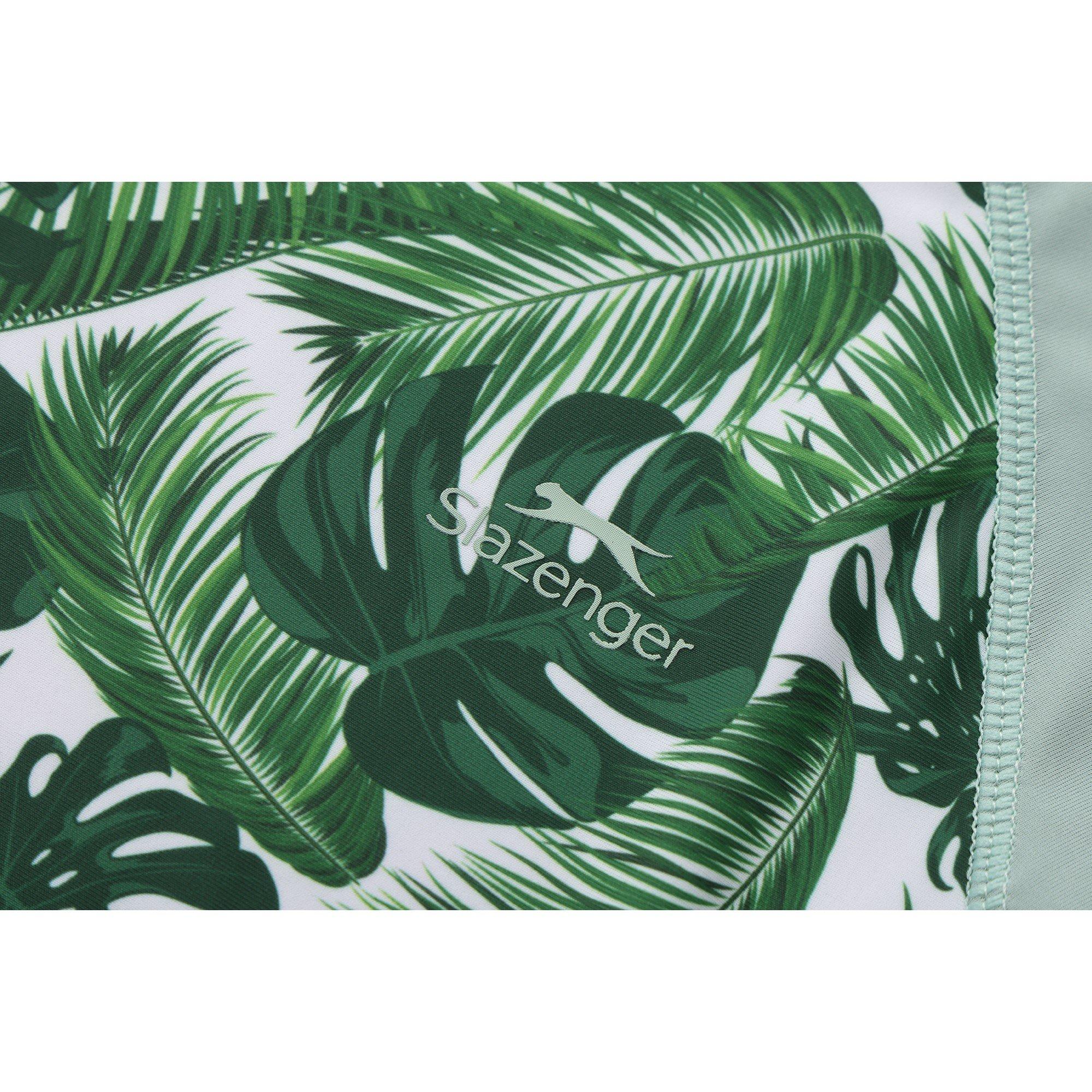 Green - Slazenger - Slaz 2pc LS Swimsuit Juniors - 8