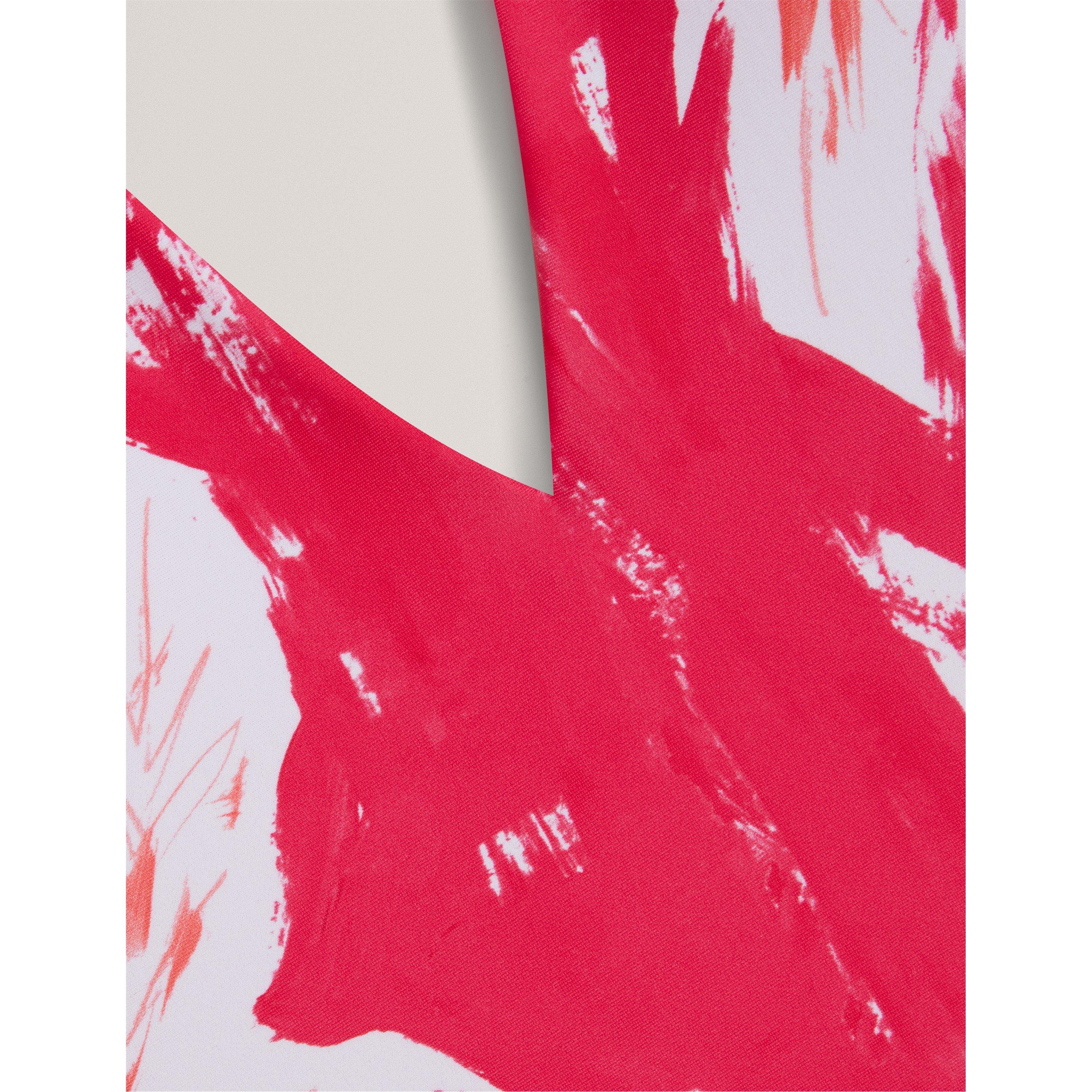 Fuchsia - Ted Baker - Women's Print Plunge Swimsuit - 2