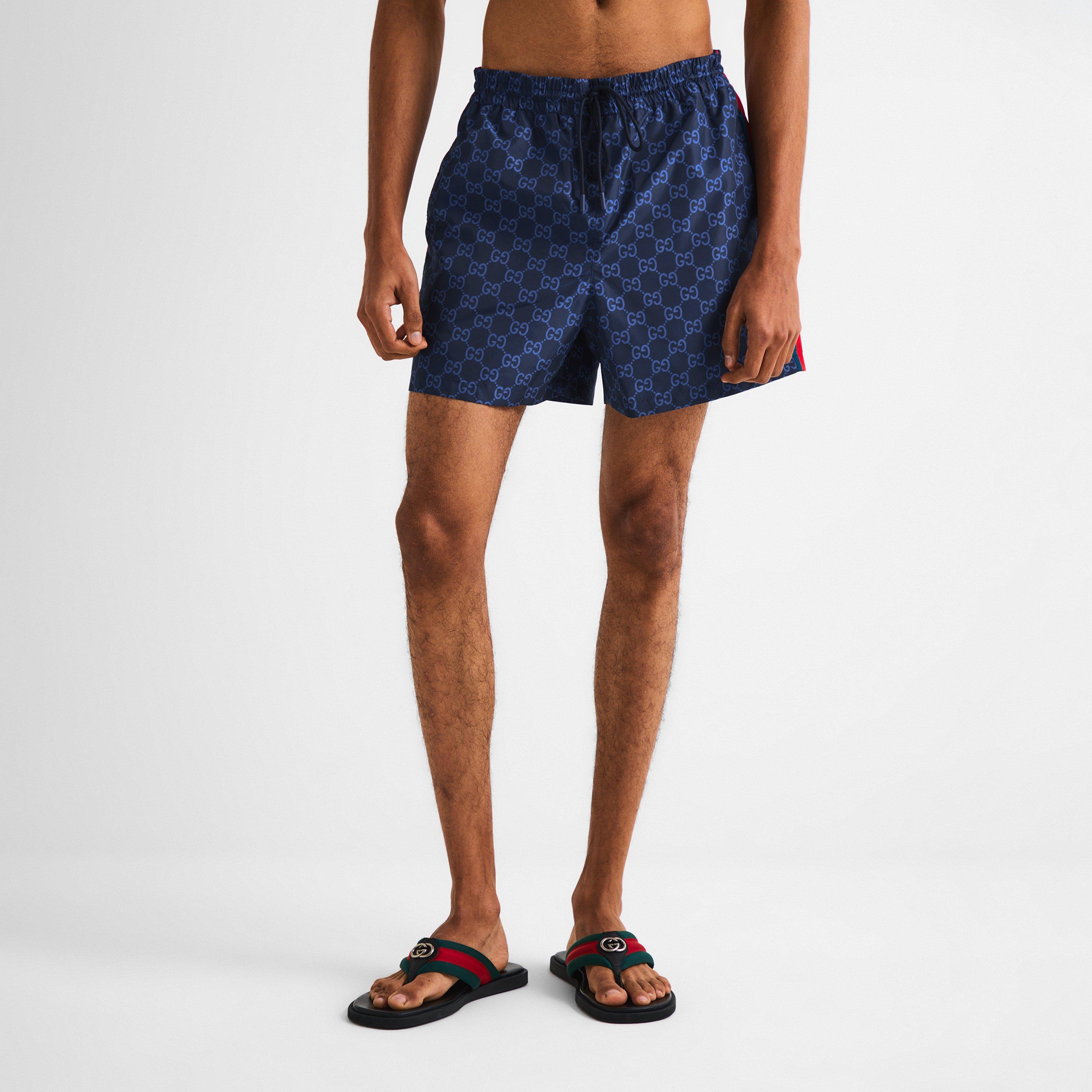 Navy - Gucci - Men's Swim Shorts - 3