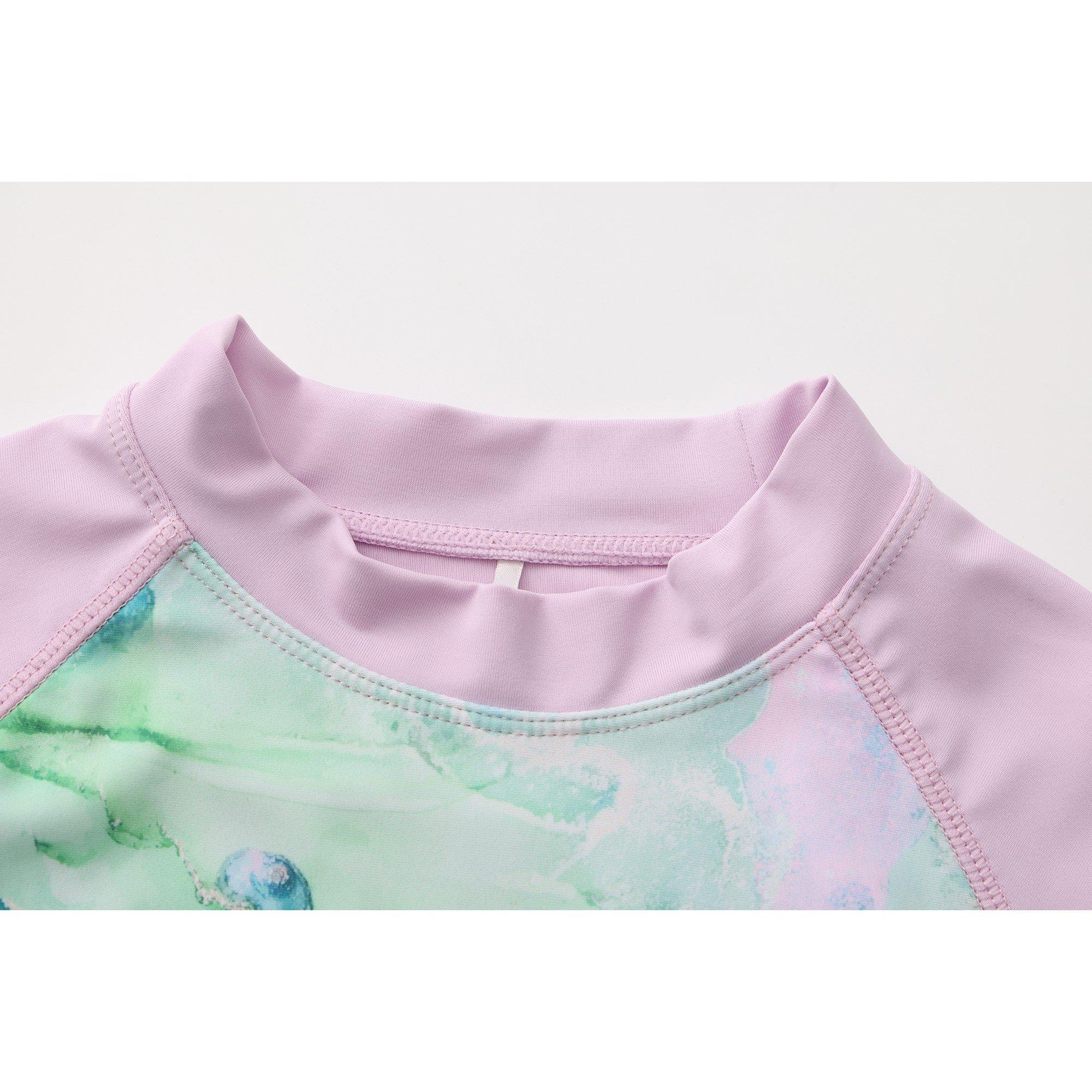 Purple - Slazenger - 2pc LS Swimsuit Juniors - 6