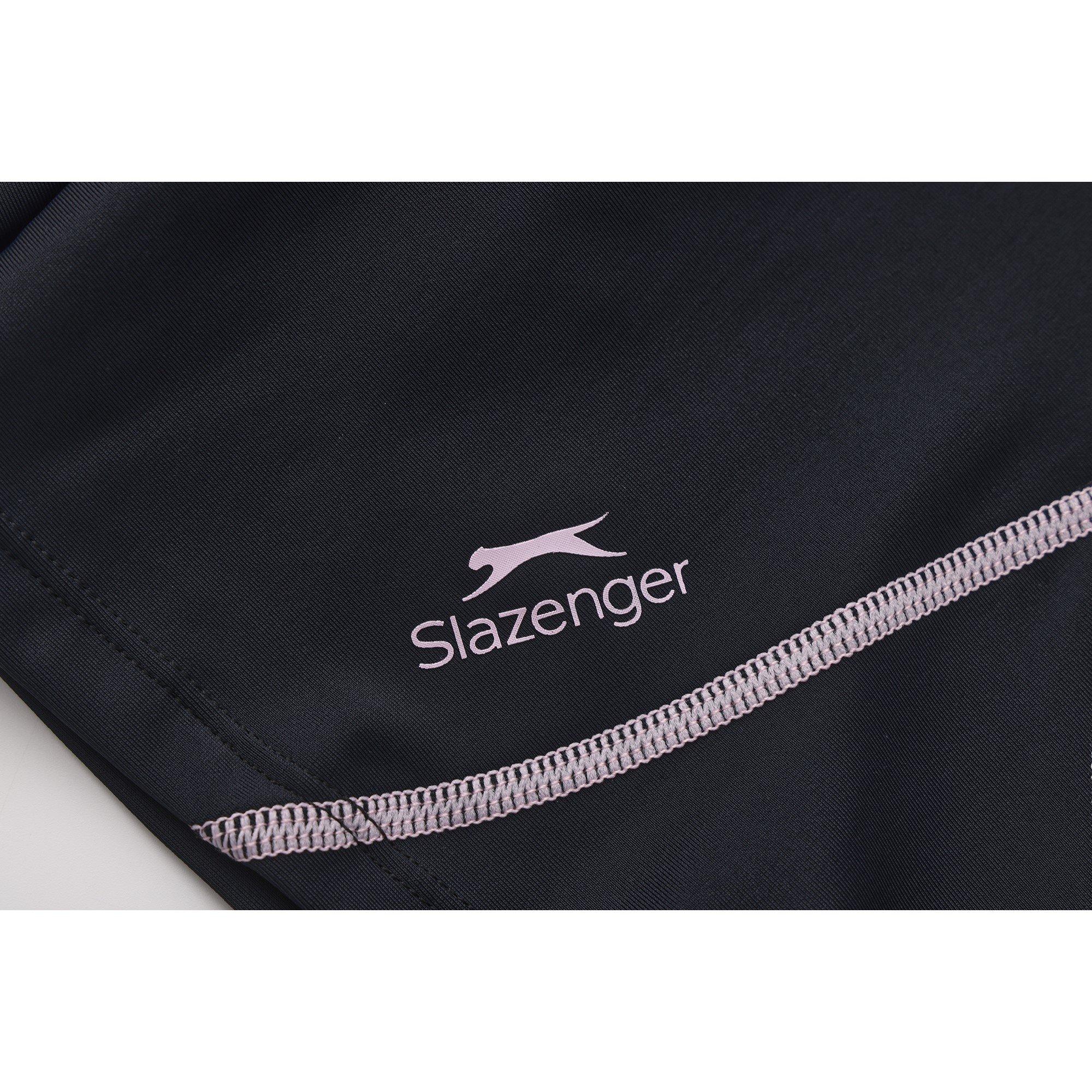 Purple - Slazenger - 2pc LS Swimsuit Juniors - 8